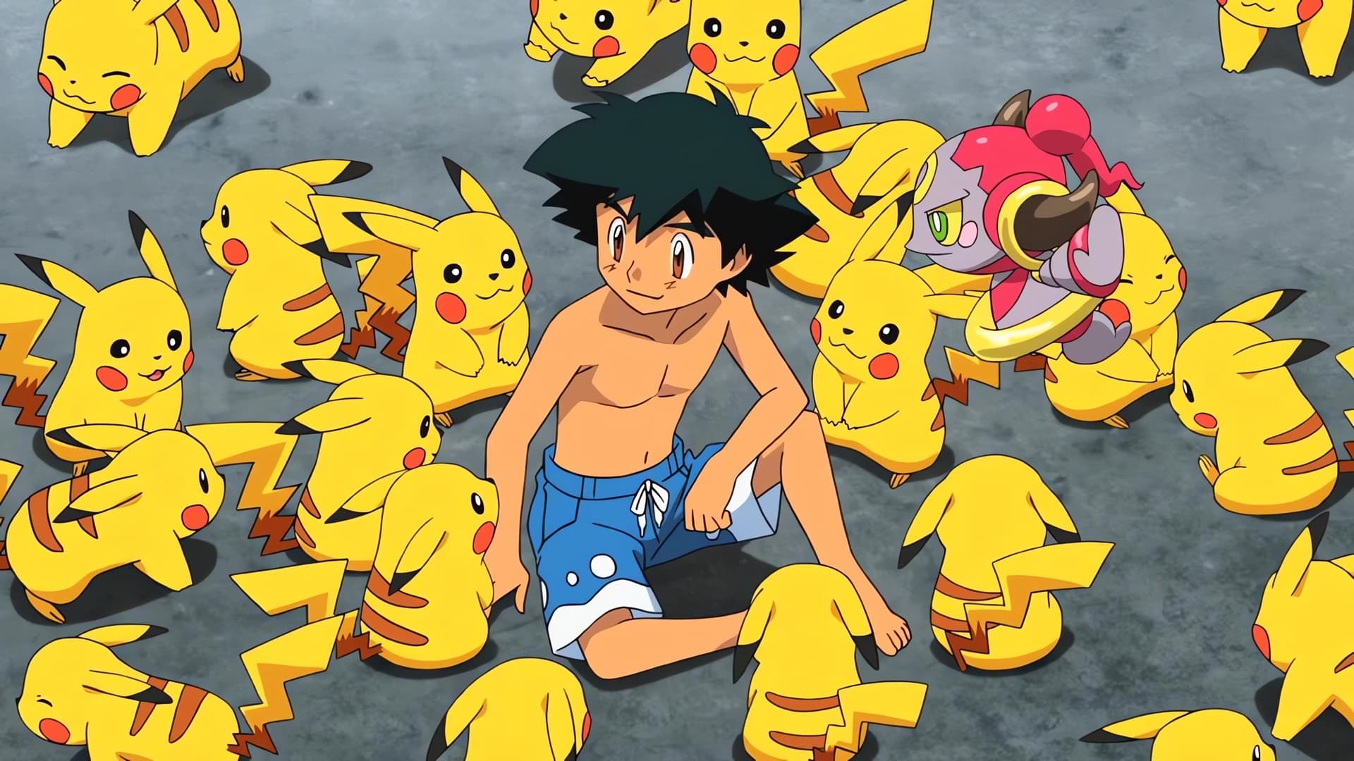 Backdrop of Pokémon the Movie: Hoopa and the Clash of Ages