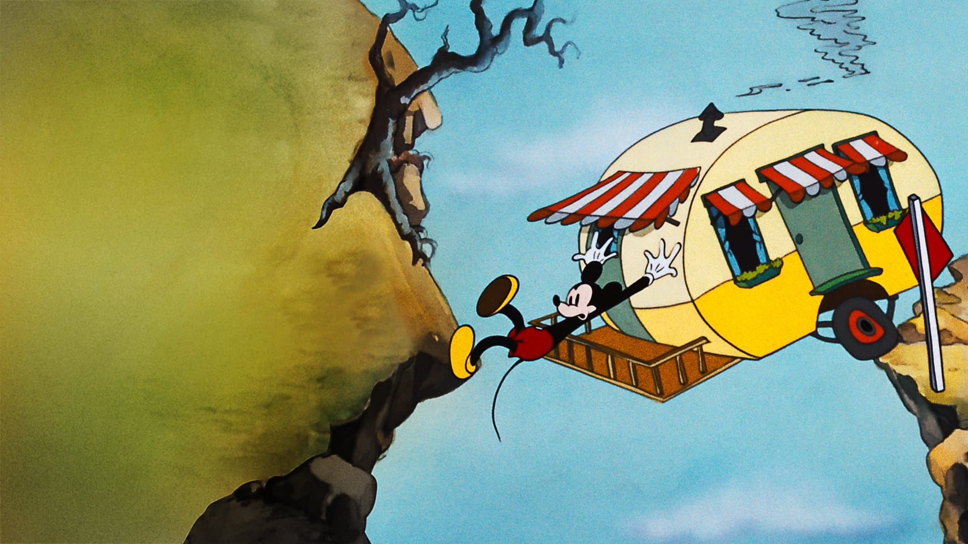 Backdrop of Mickey's Trailer