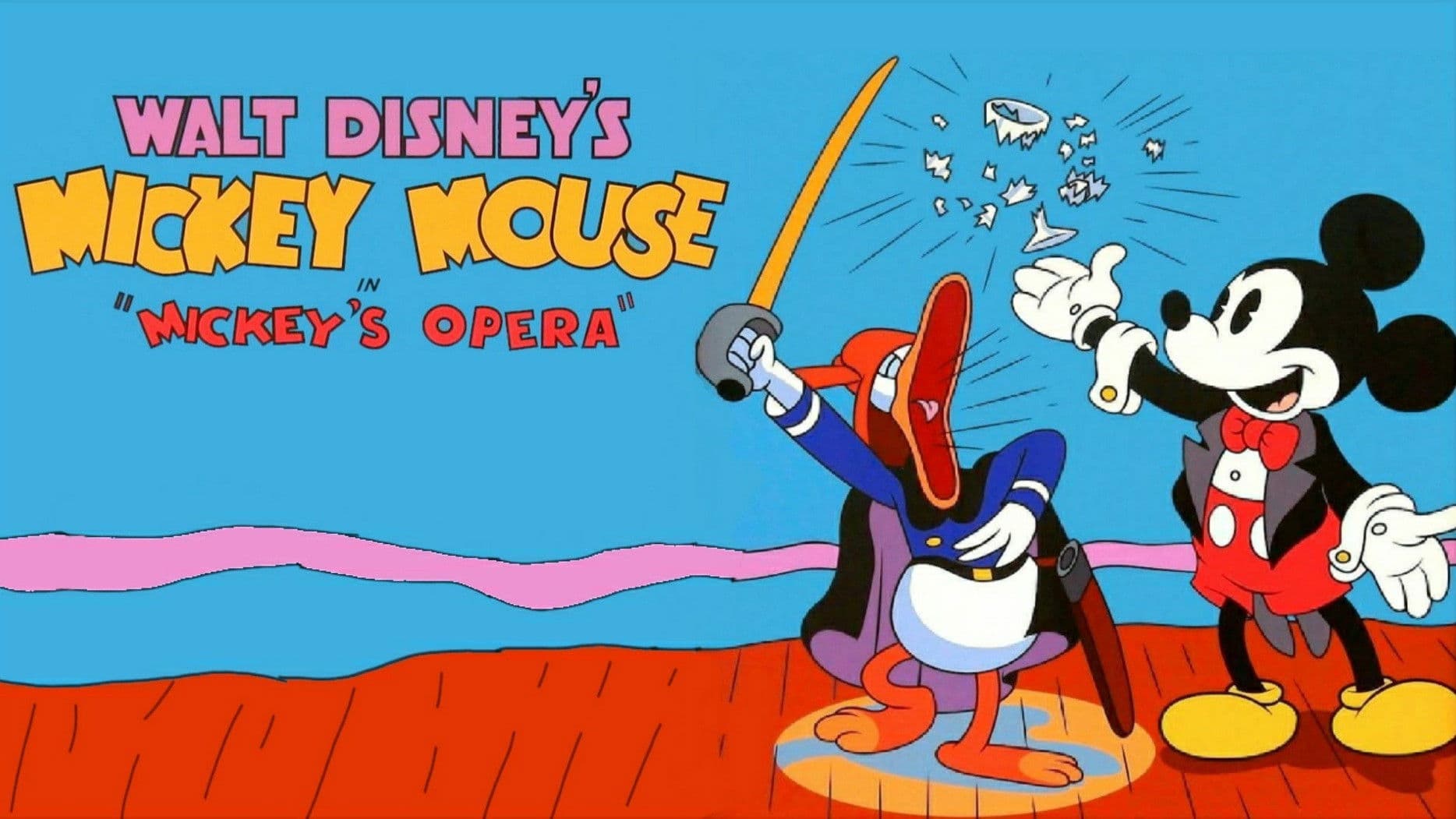 Backdrop of Mickey's Grand Opera