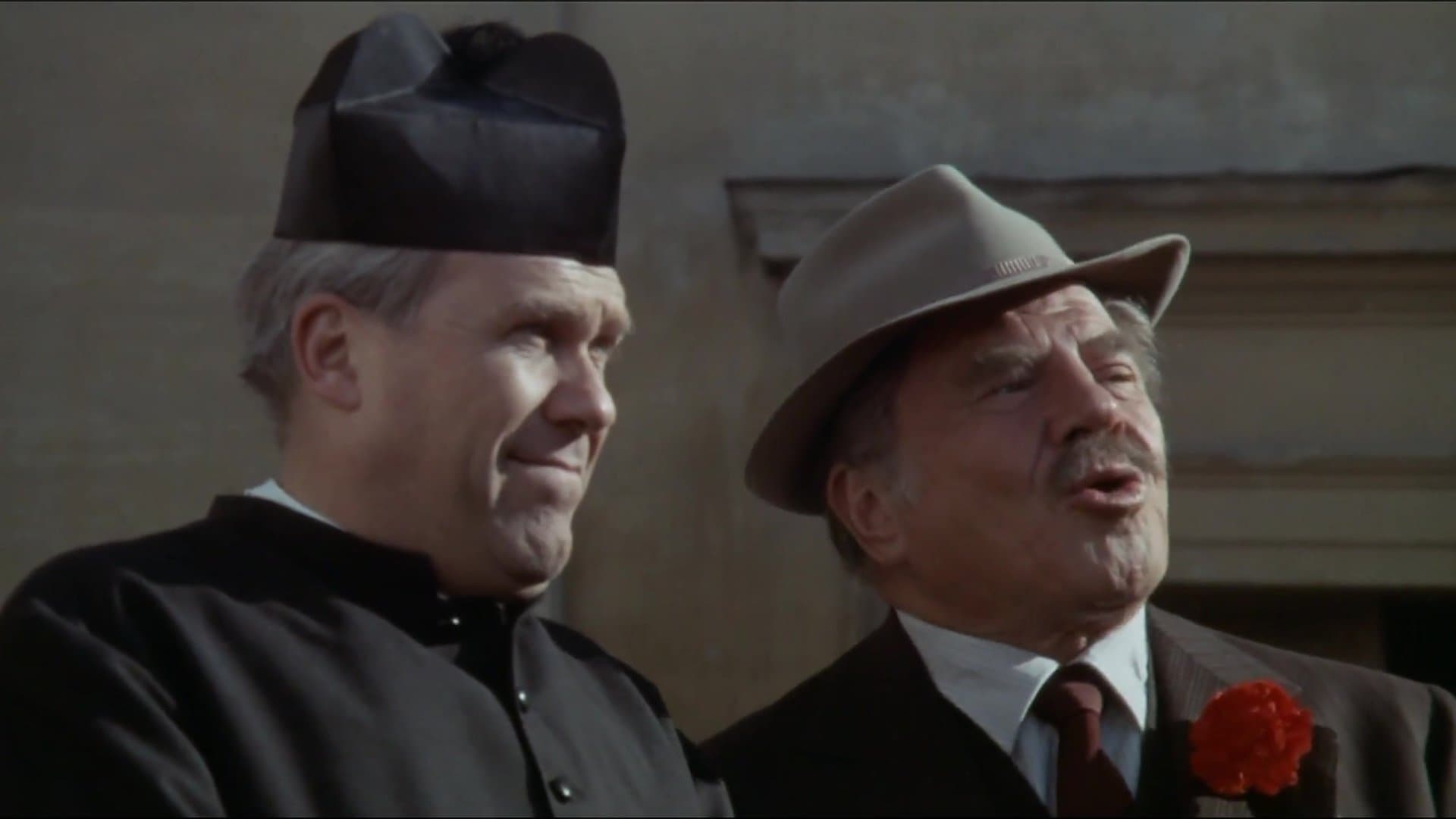 Backdrop of Don Camillo and the Contestants