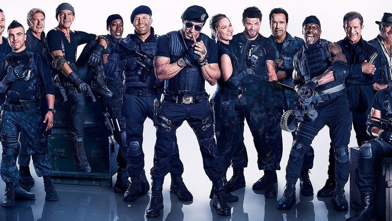 Backdrop of The Expendables 3