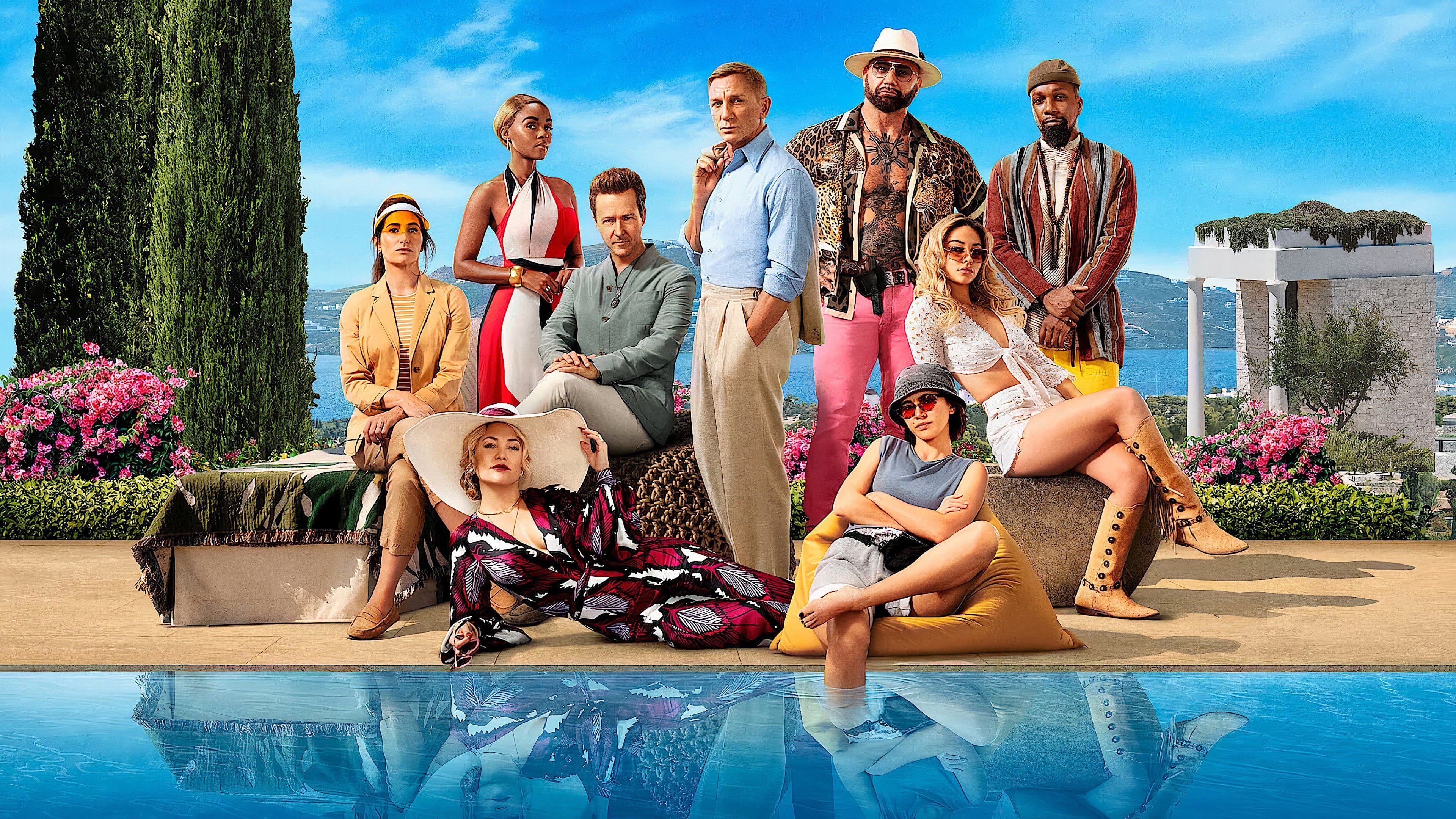 Backdrop of Glass Onion: A Knives Out Mystery