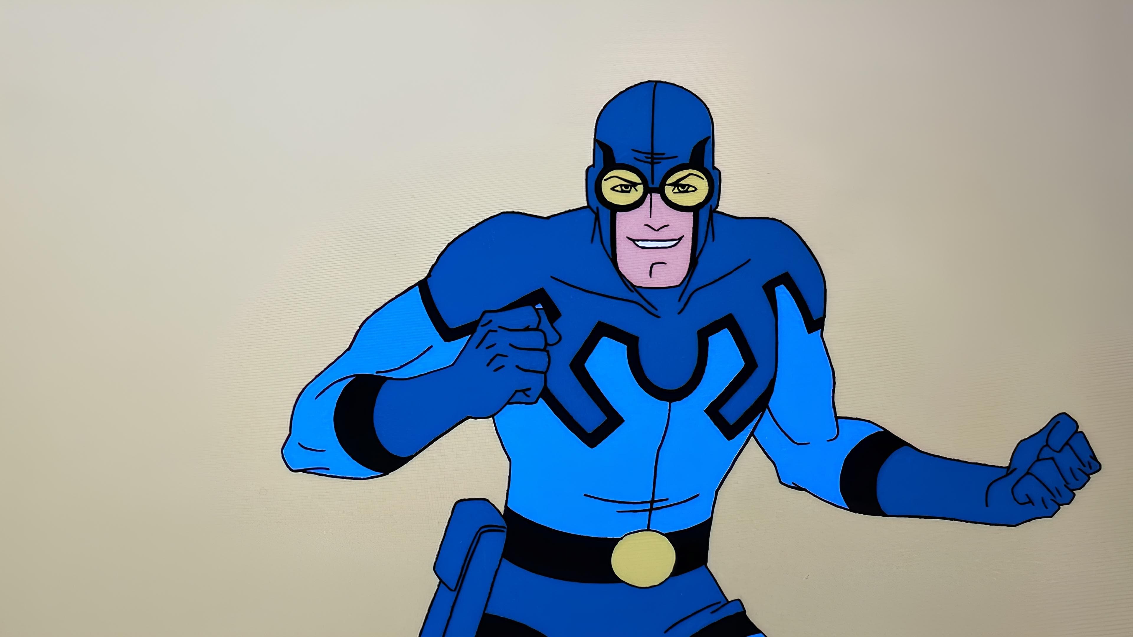Backdrop of DC Showcase: Blue Beetle