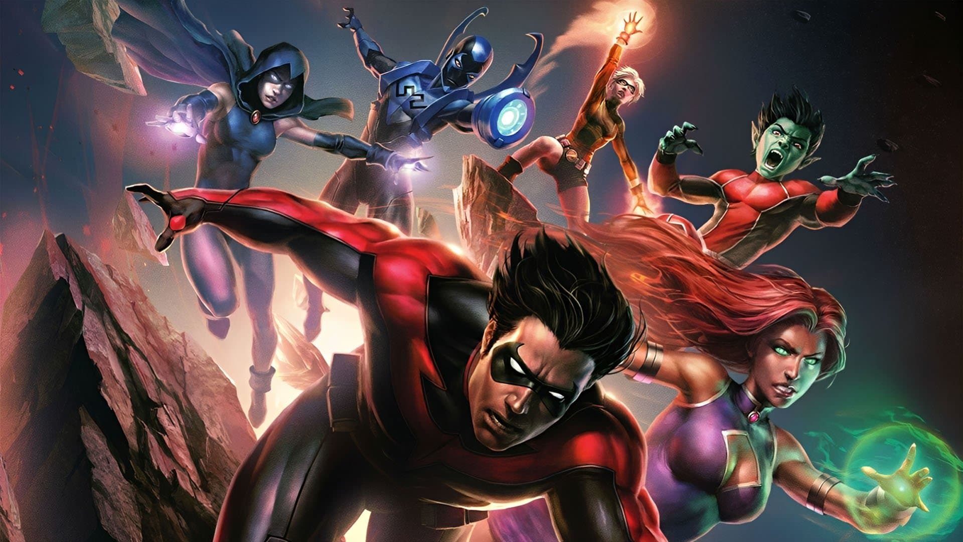 Backdrop of Teen Titans: The Judas Contract