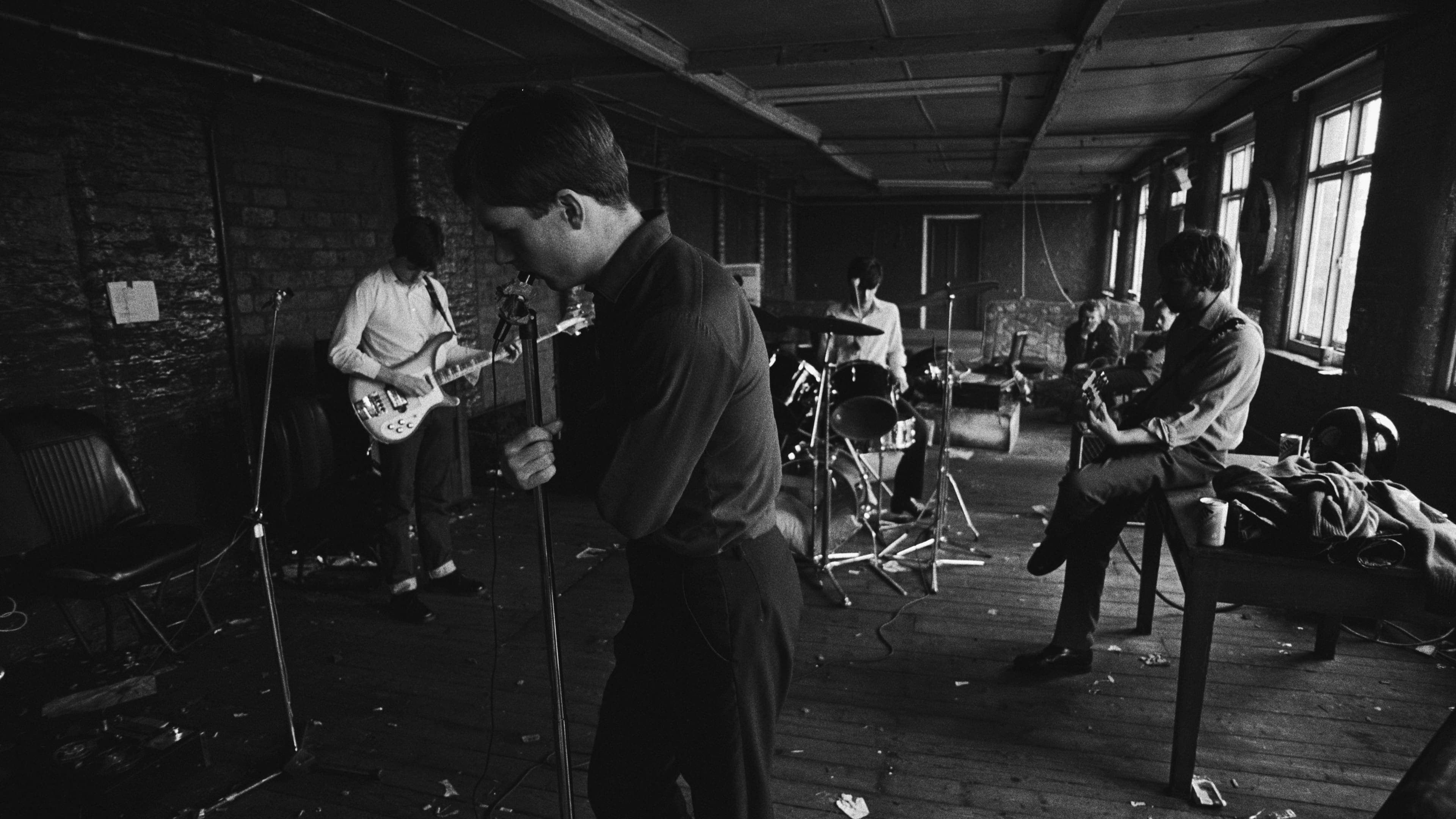 Backdrop of Joy Division