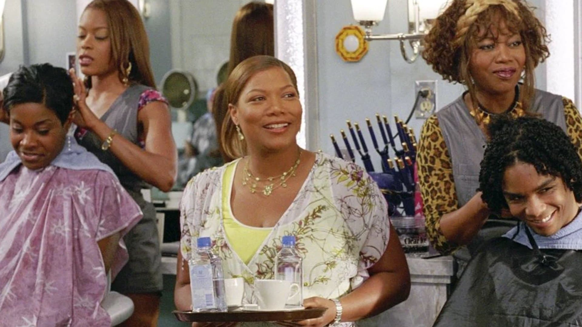 Backdrop of Beauty Shop