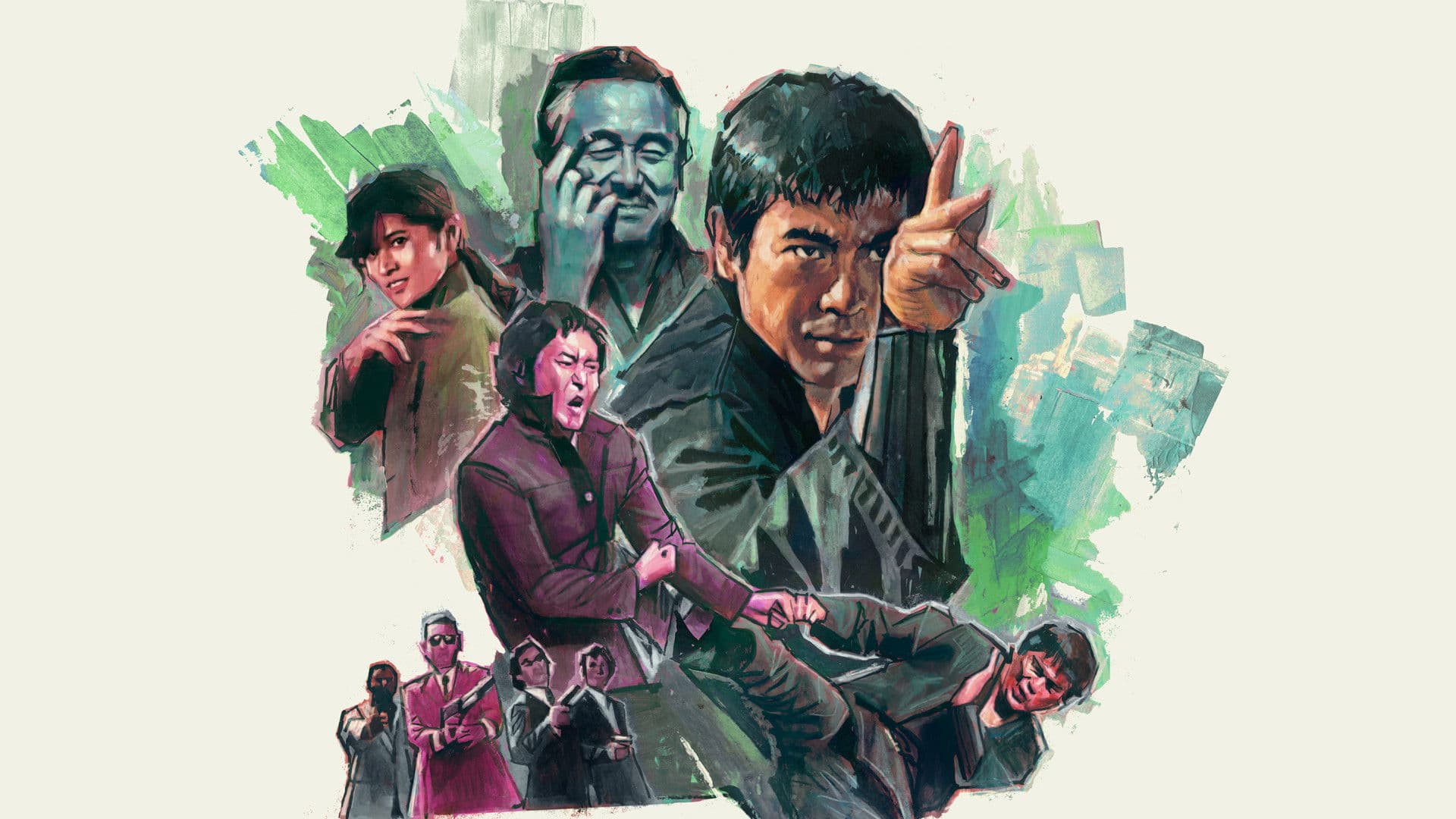 Backdrop of The Street Fighter's Last Revenge