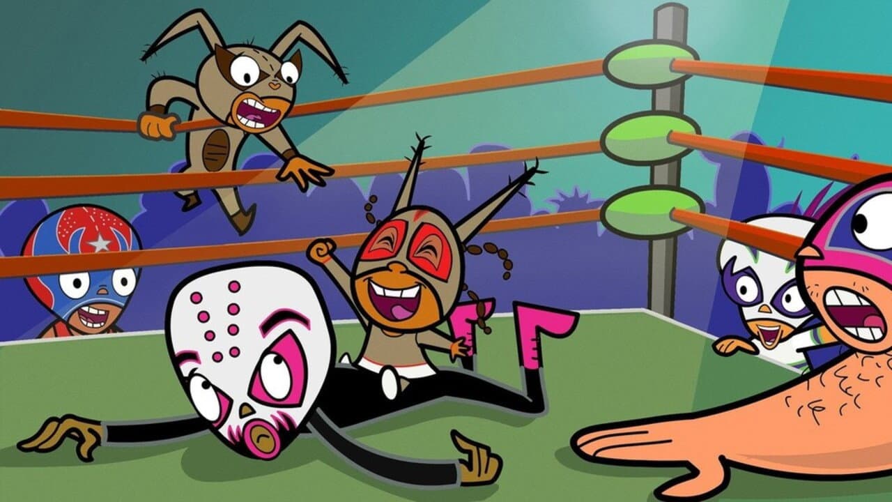 Backdrop of Mucha Lucha: The Return of El Malefico