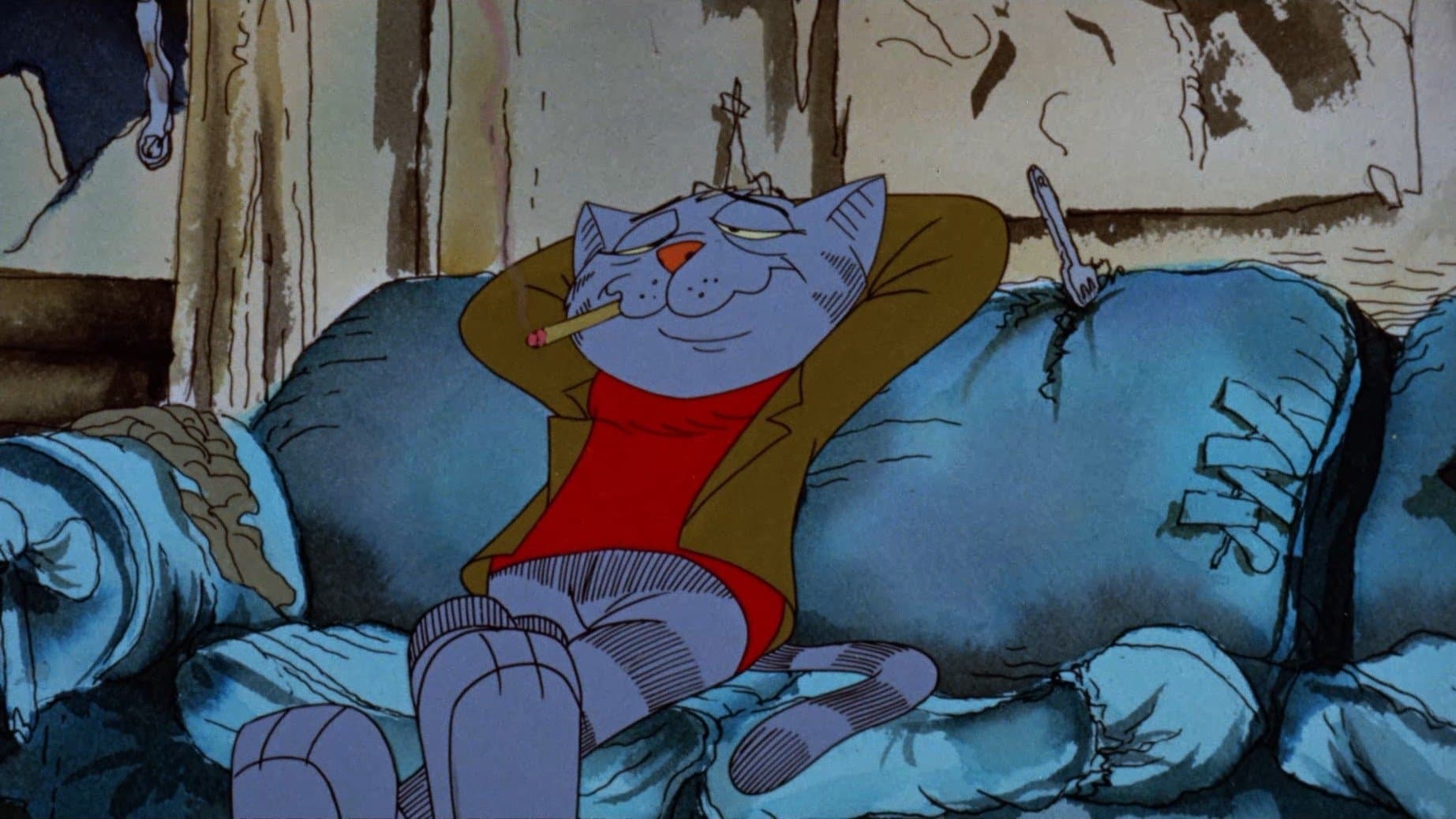 Backdrop of The Nine Lives of Fritz the Cat