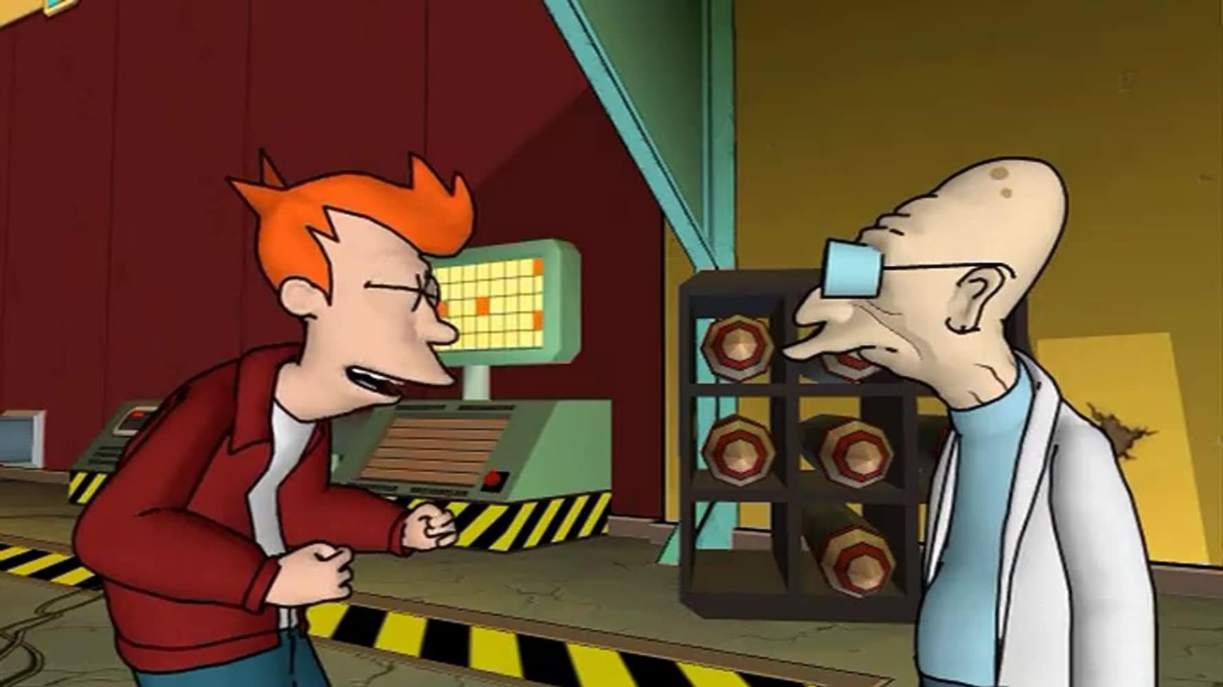 Backdrop of Futurama: The Lost Adventure