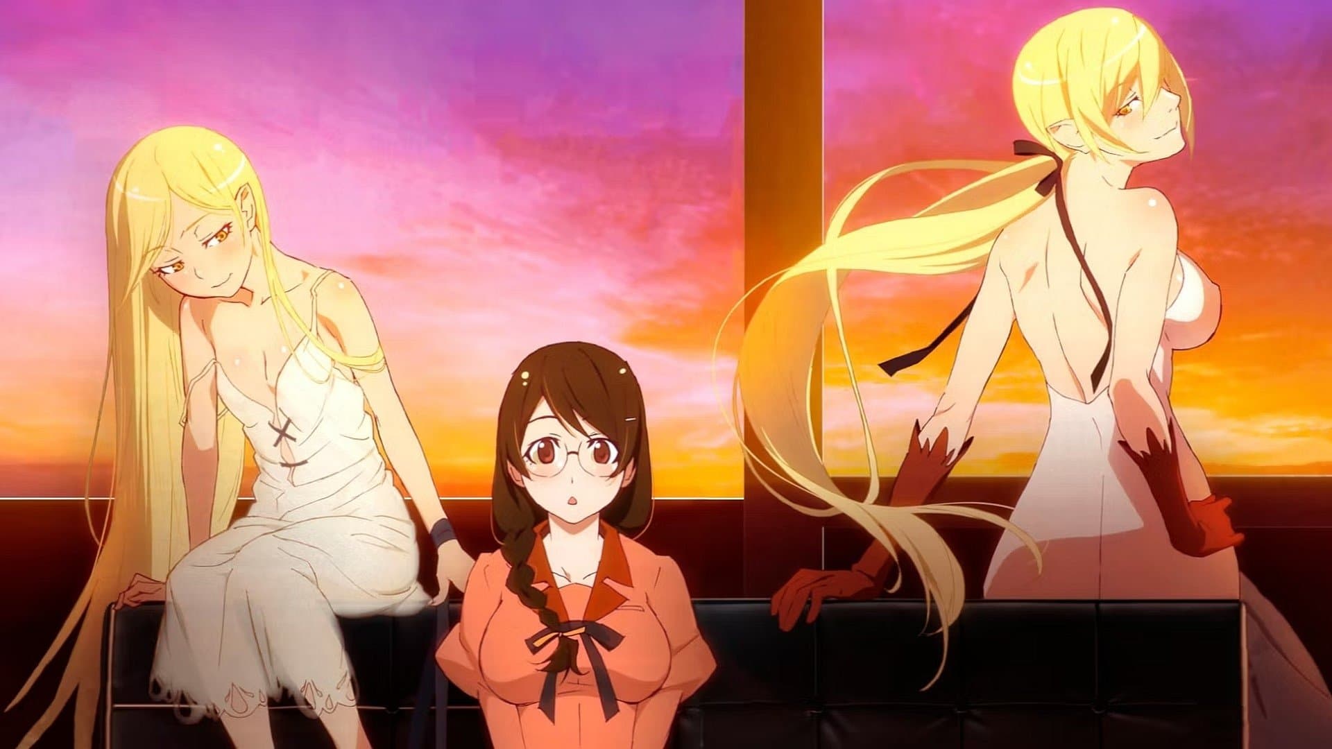 Backdrop of Kizumonogatari Collection
