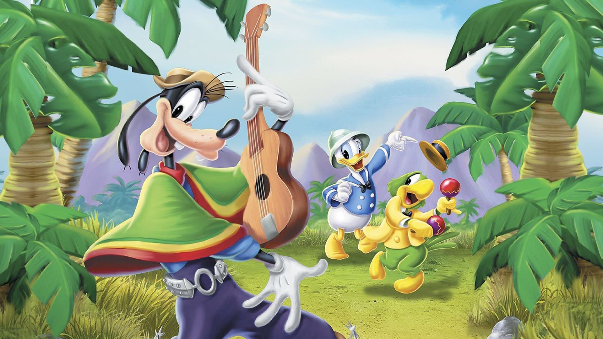 Backdrop of Saludos Amigos