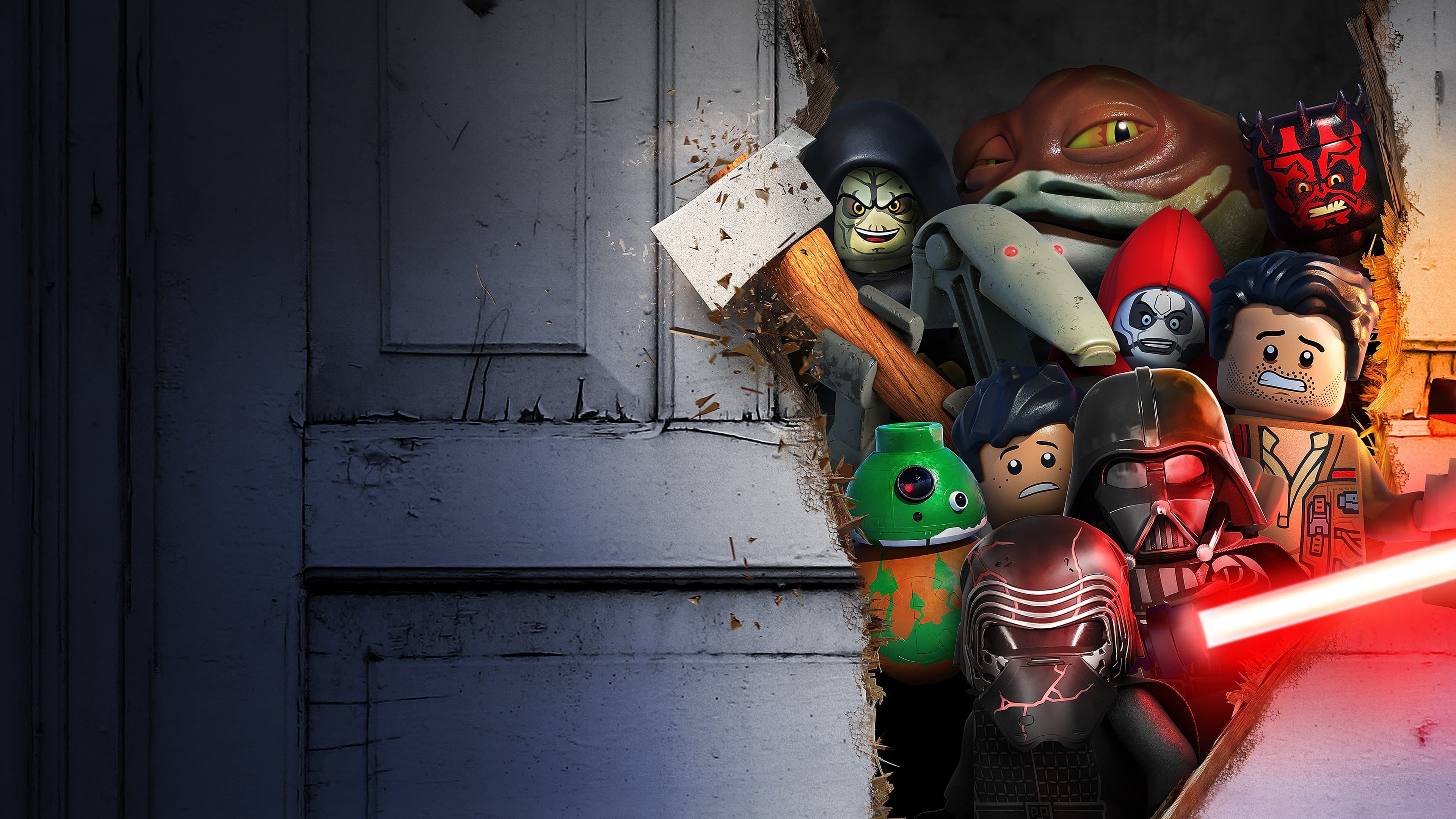 Backdrop of LEGO Star Wars Terrifying Tales