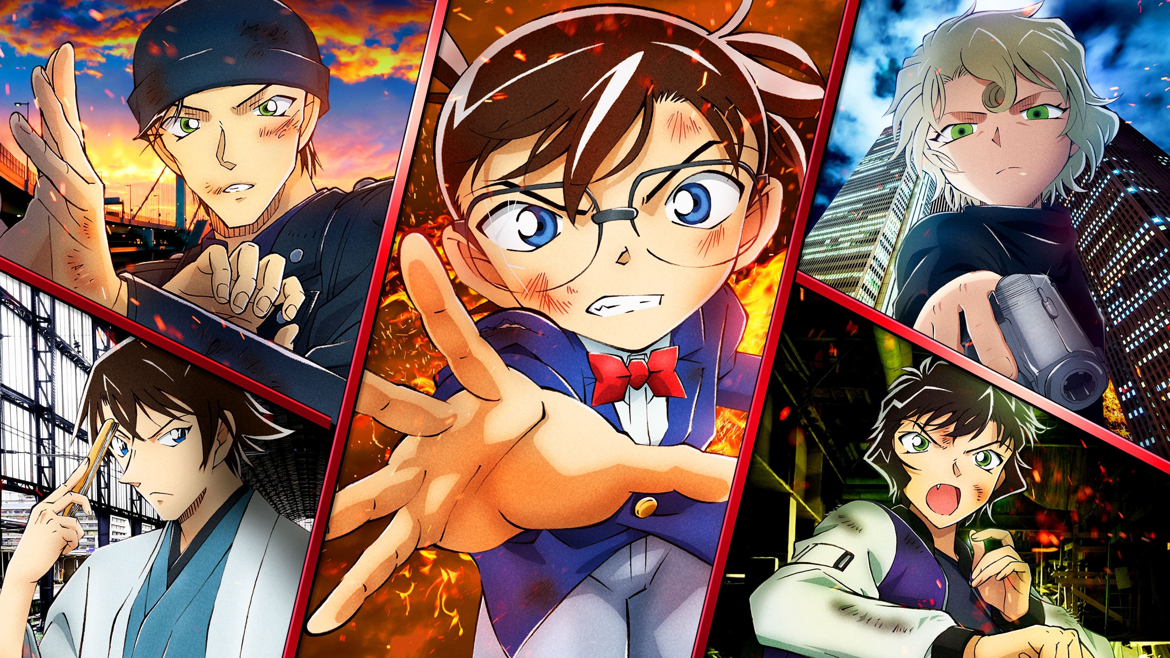 Backdrop of Detective Conan: The Scarlet Bullet