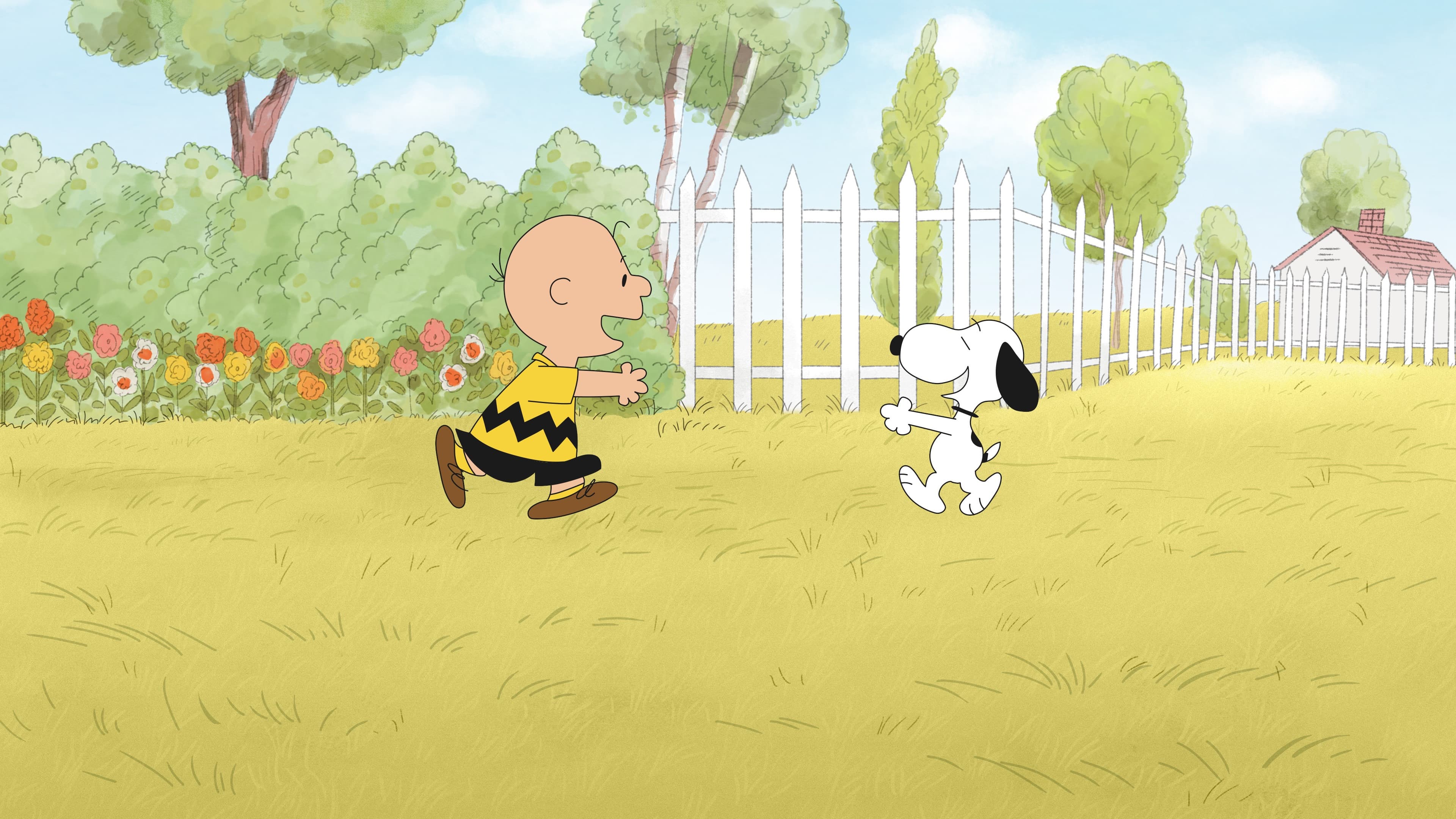 Backdrop of He's Your Dog, Charlie Brown