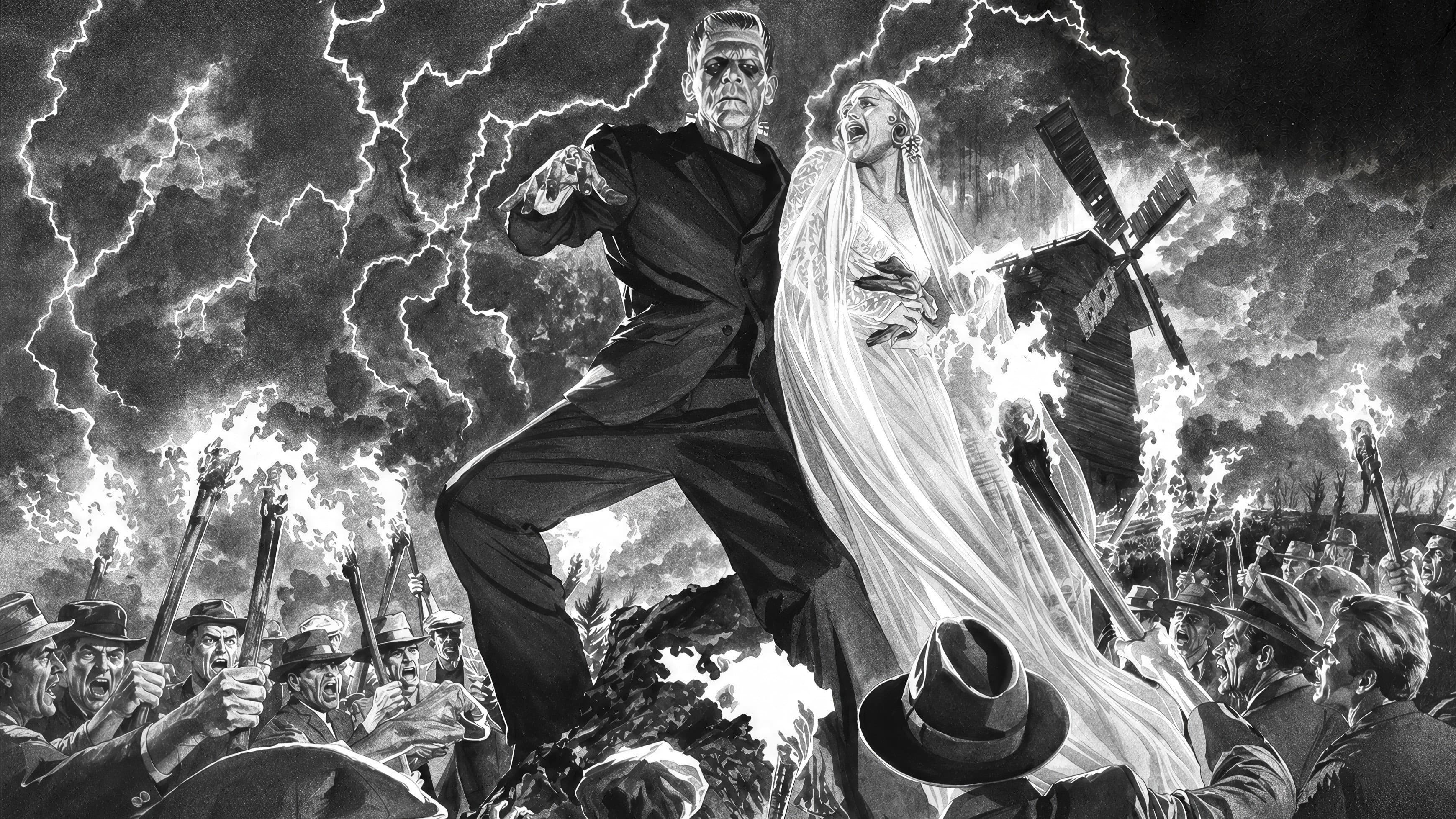 Backdrop of Frankenstein (Universal) Collection