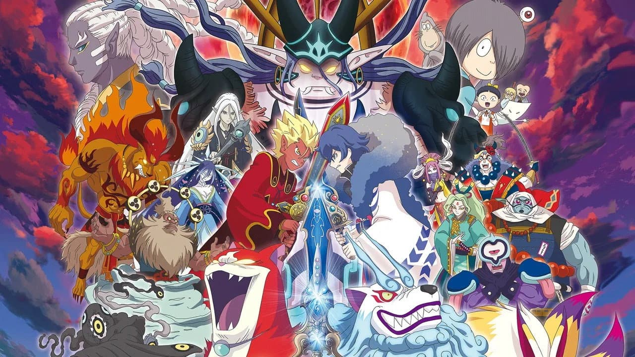 Backdrop of Yo-kai Watch Shadowside: The Return of the Oni King