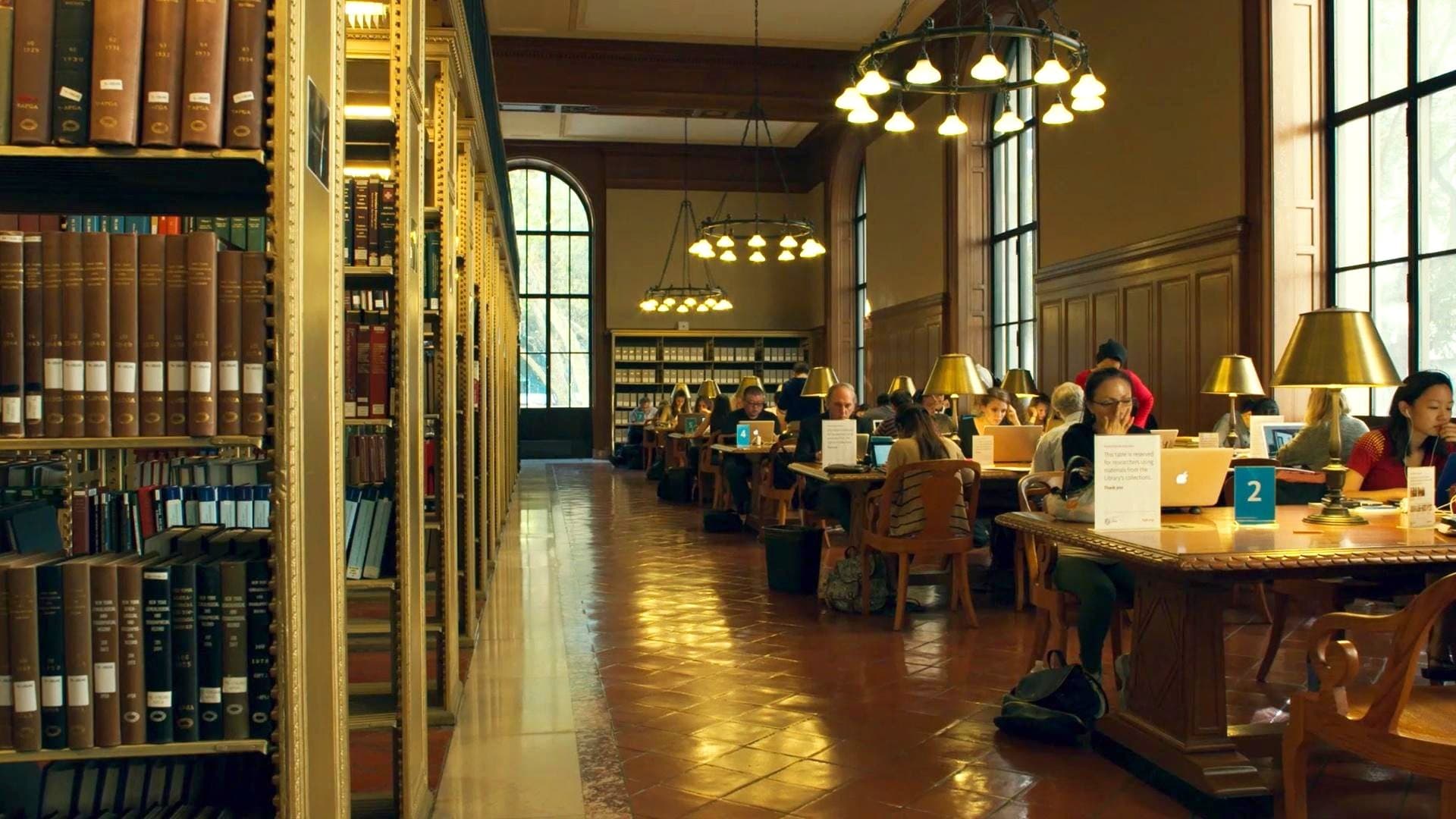 Backdrop of Ex Libris: The New York Public Library