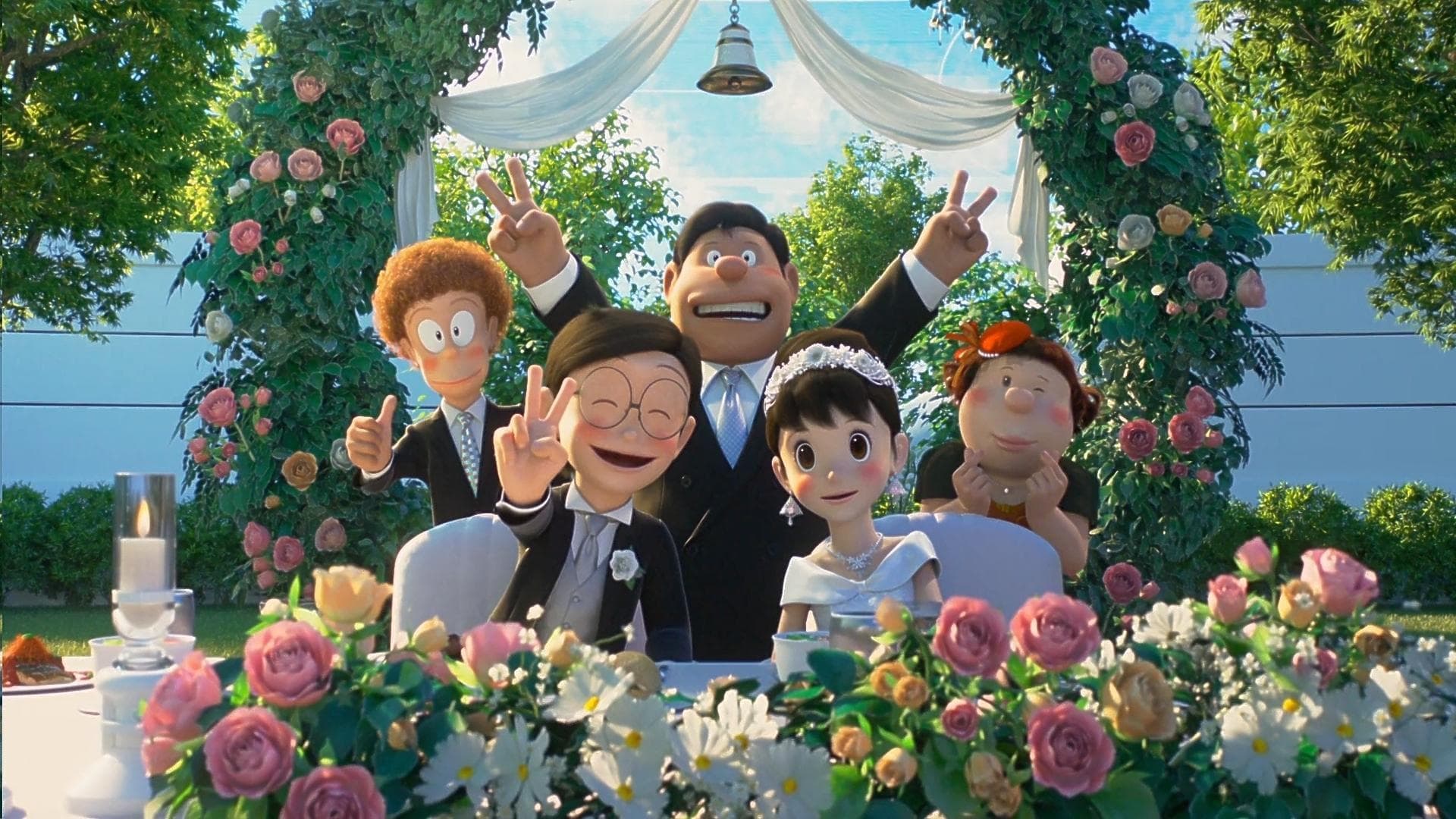 Backdrop of Stand by Me Doraemon 2