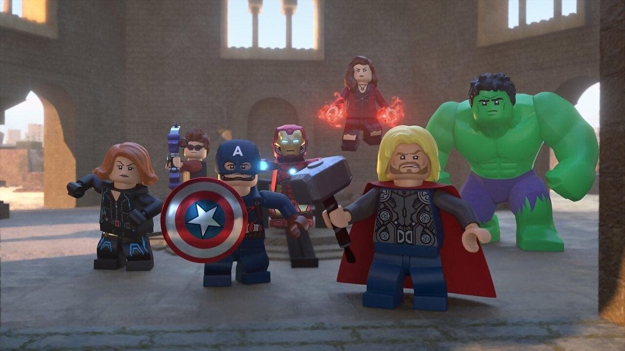 Backdrop of LEGO Marvel Avengers: Time Twisted