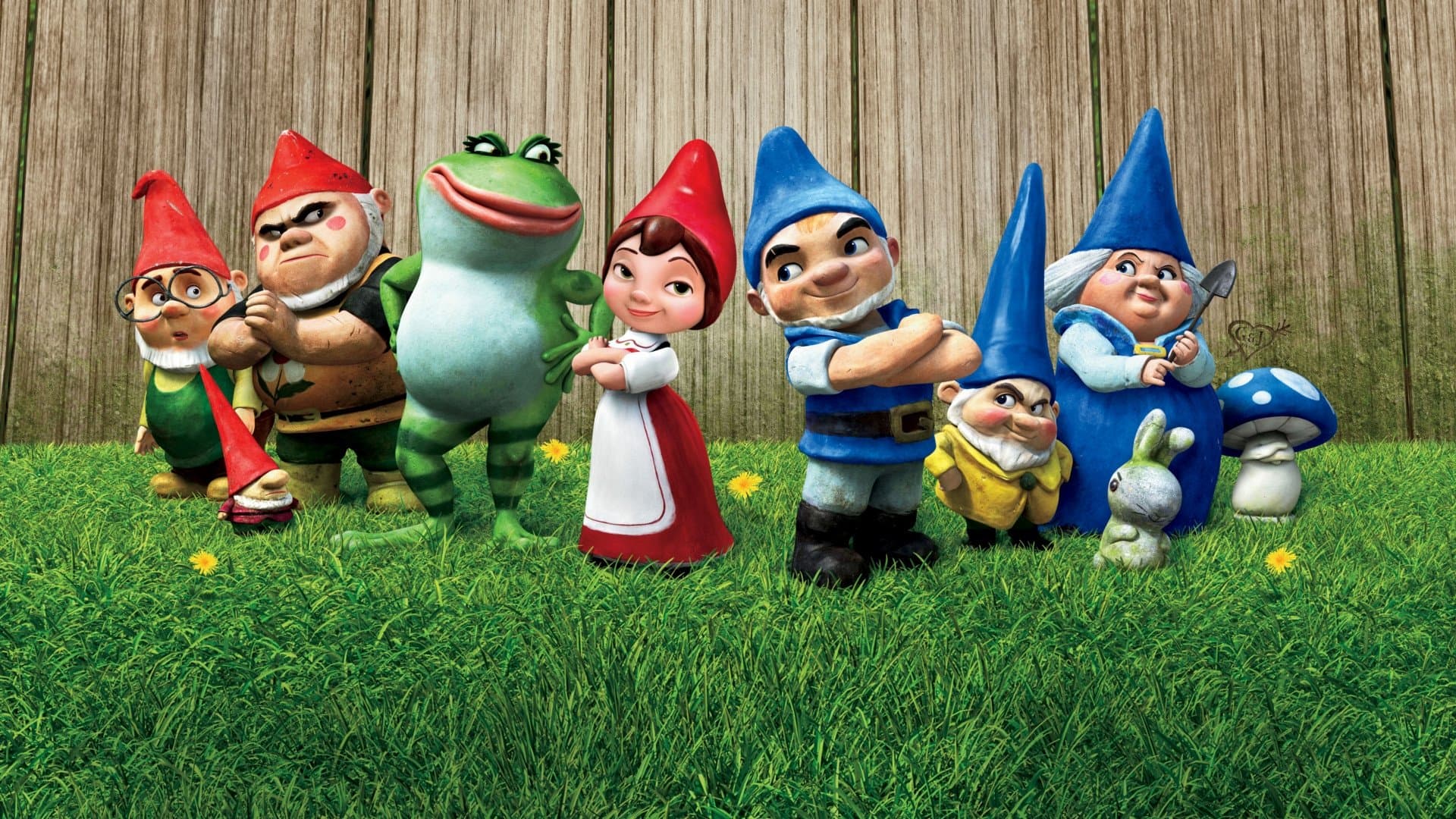 Backdrop of Gnomeo & Juliet Collection