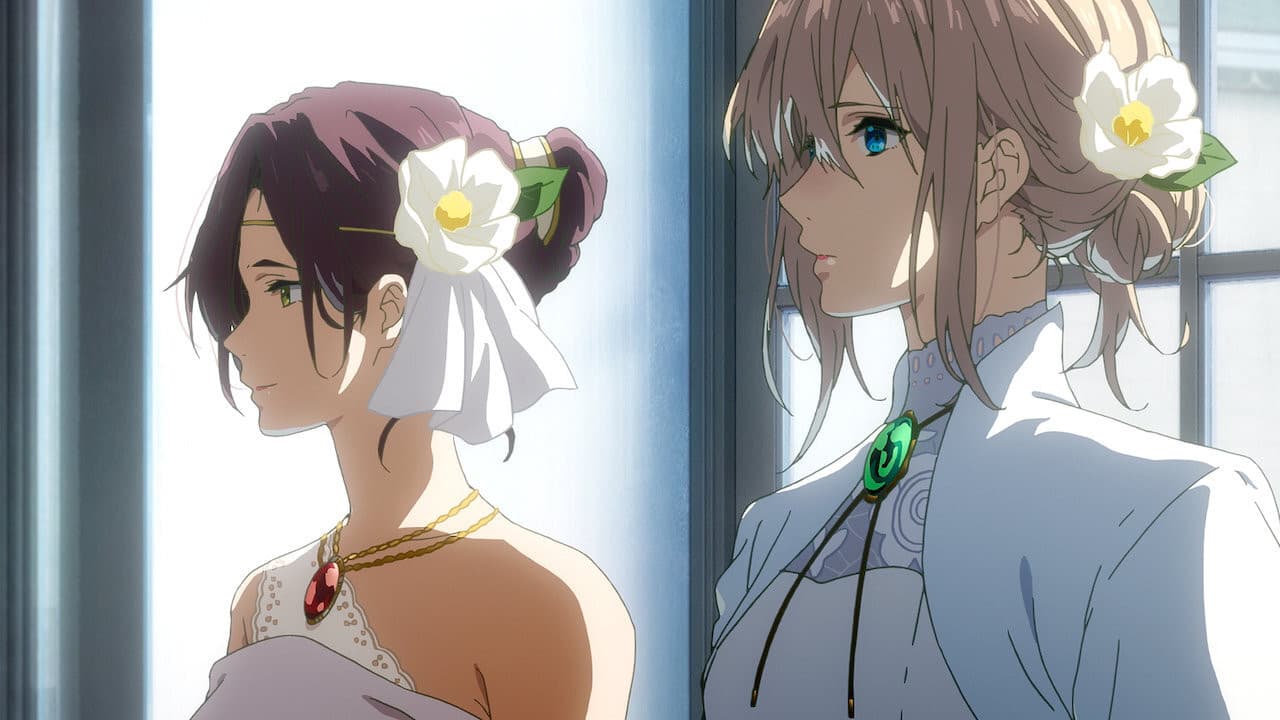 Backdrop of Violet Evergarden: Eternity and the Auto Memory Doll