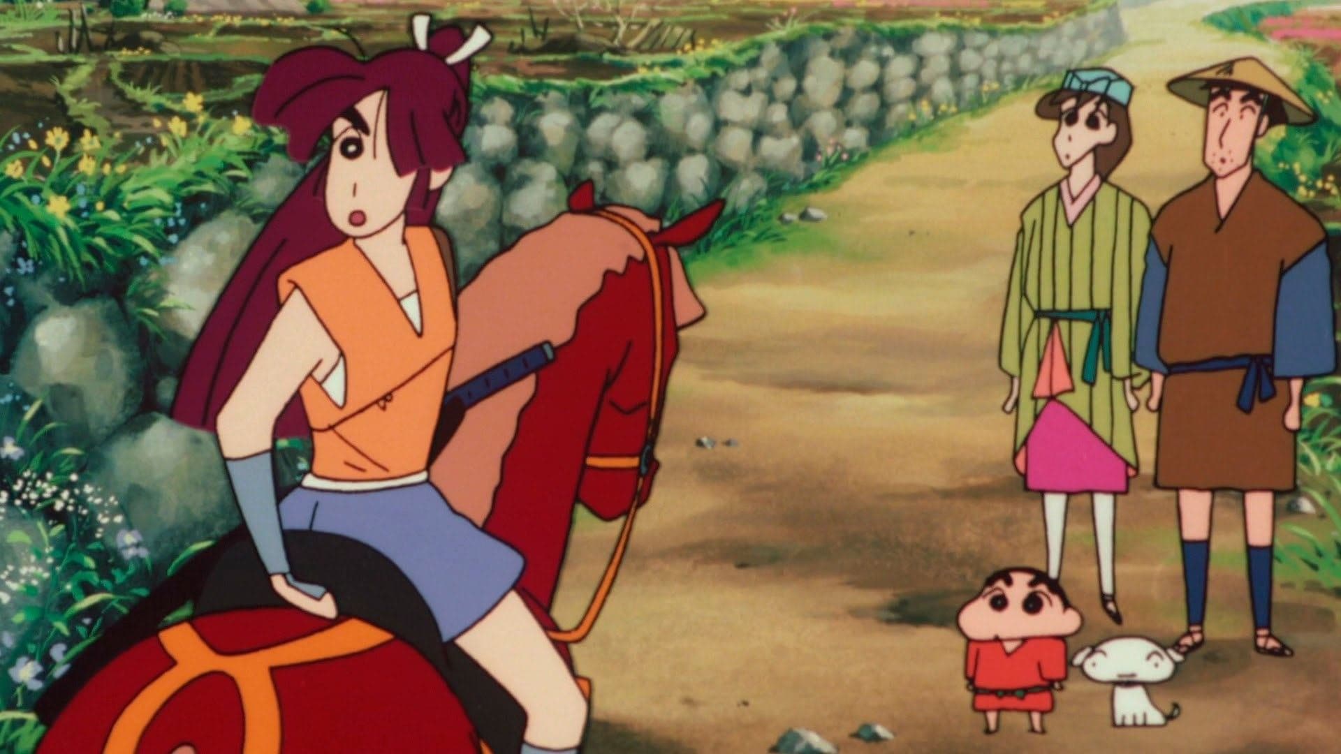 Backdrop of Crayon Shin-chan: Unkokusai's Ambition