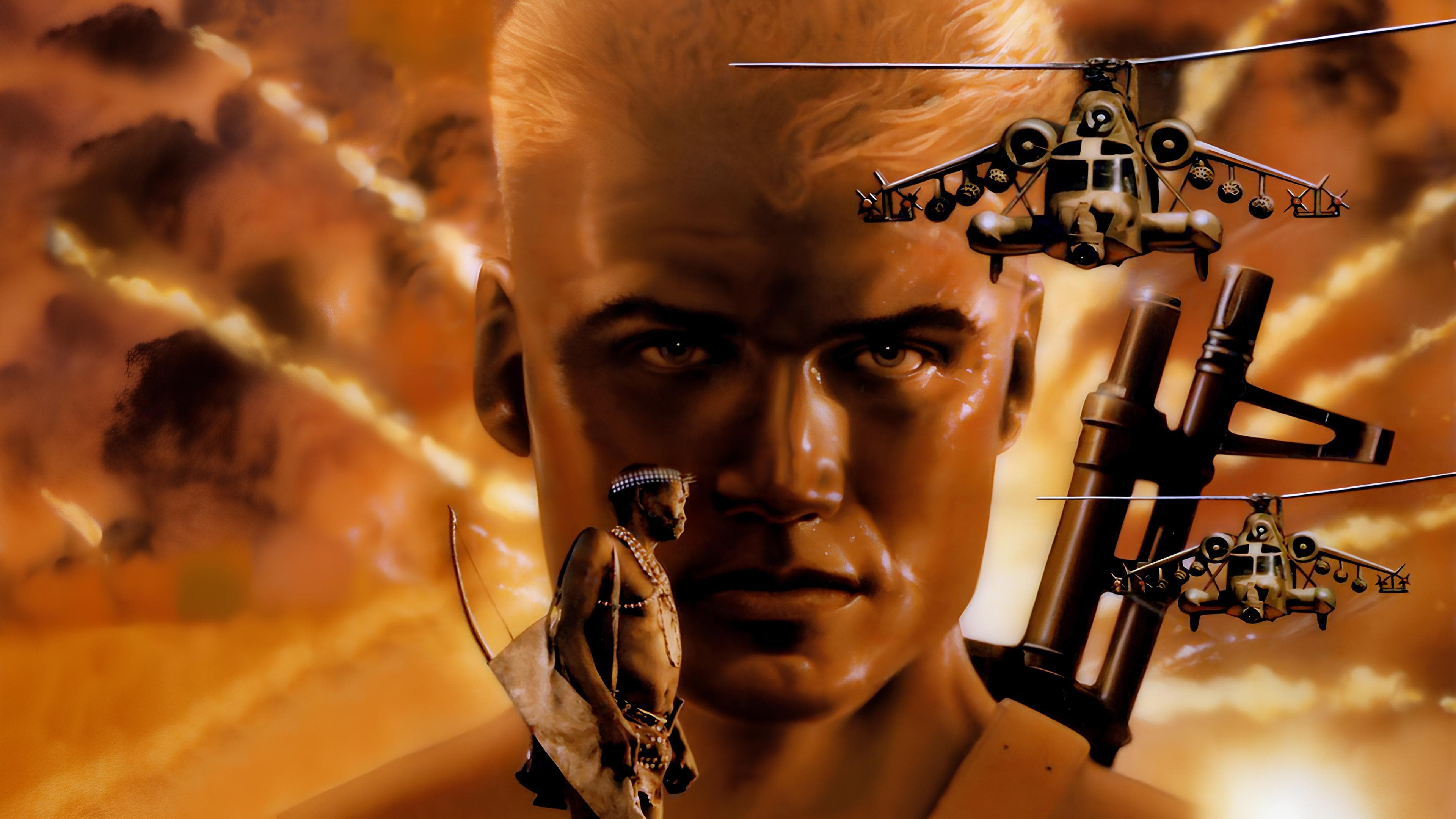 Backdrop of Red Scorpion