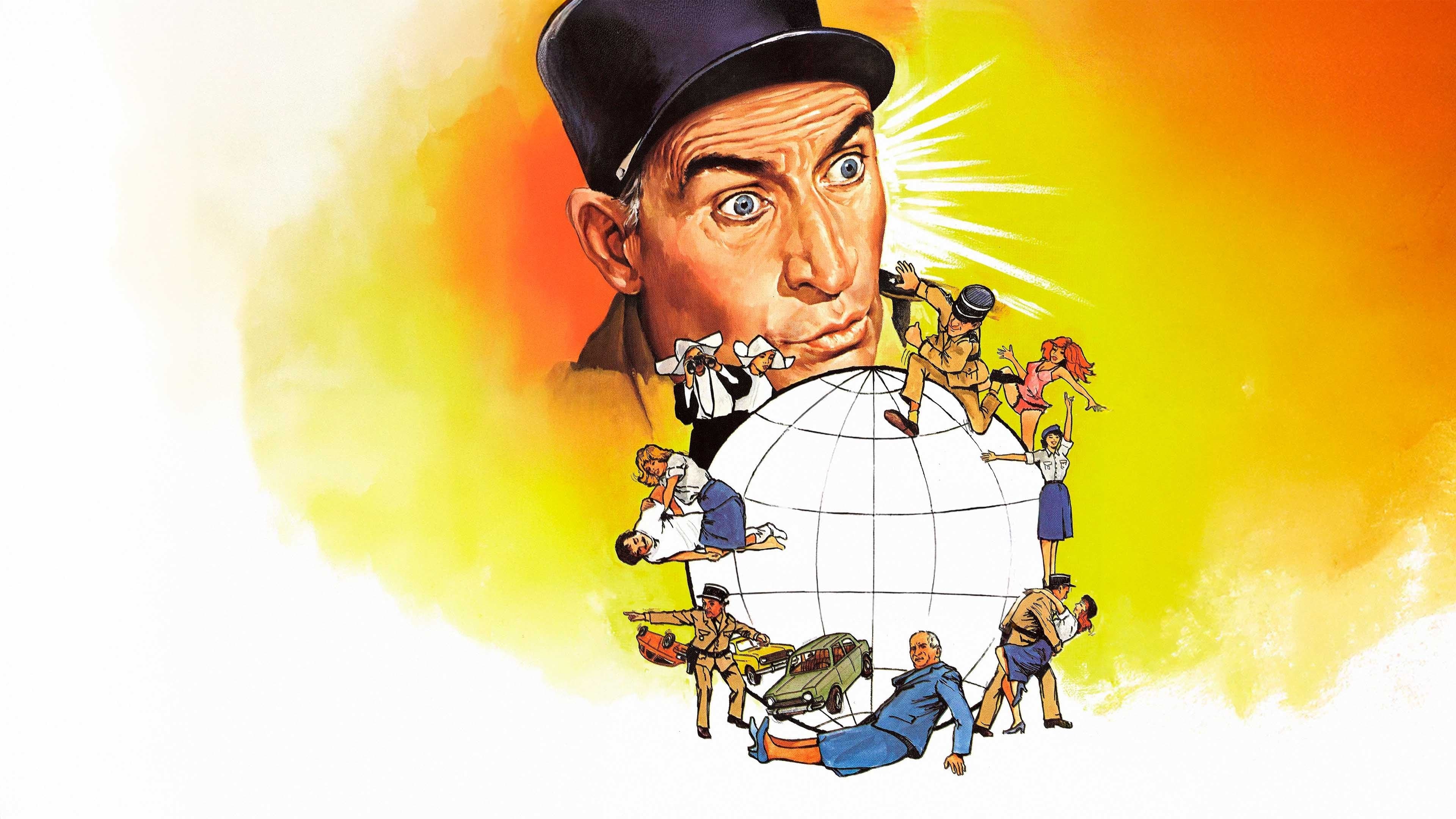 Backdrop of The Gendarme and the Gendarmettes