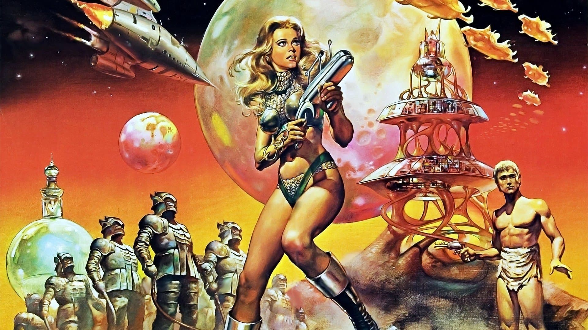 Backdrop of Barbarella