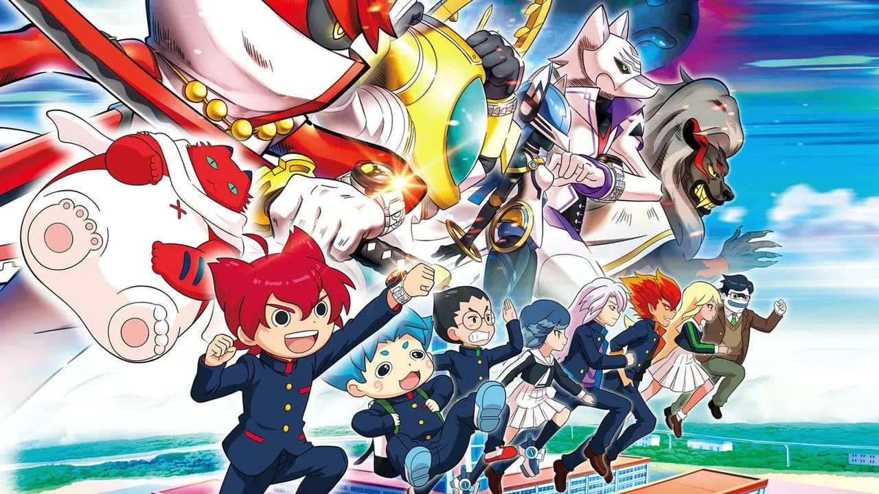 Backdrop of Yo-kai Watch Jam: Yo-kai Academy Y - Can a Cat Be a Hero?