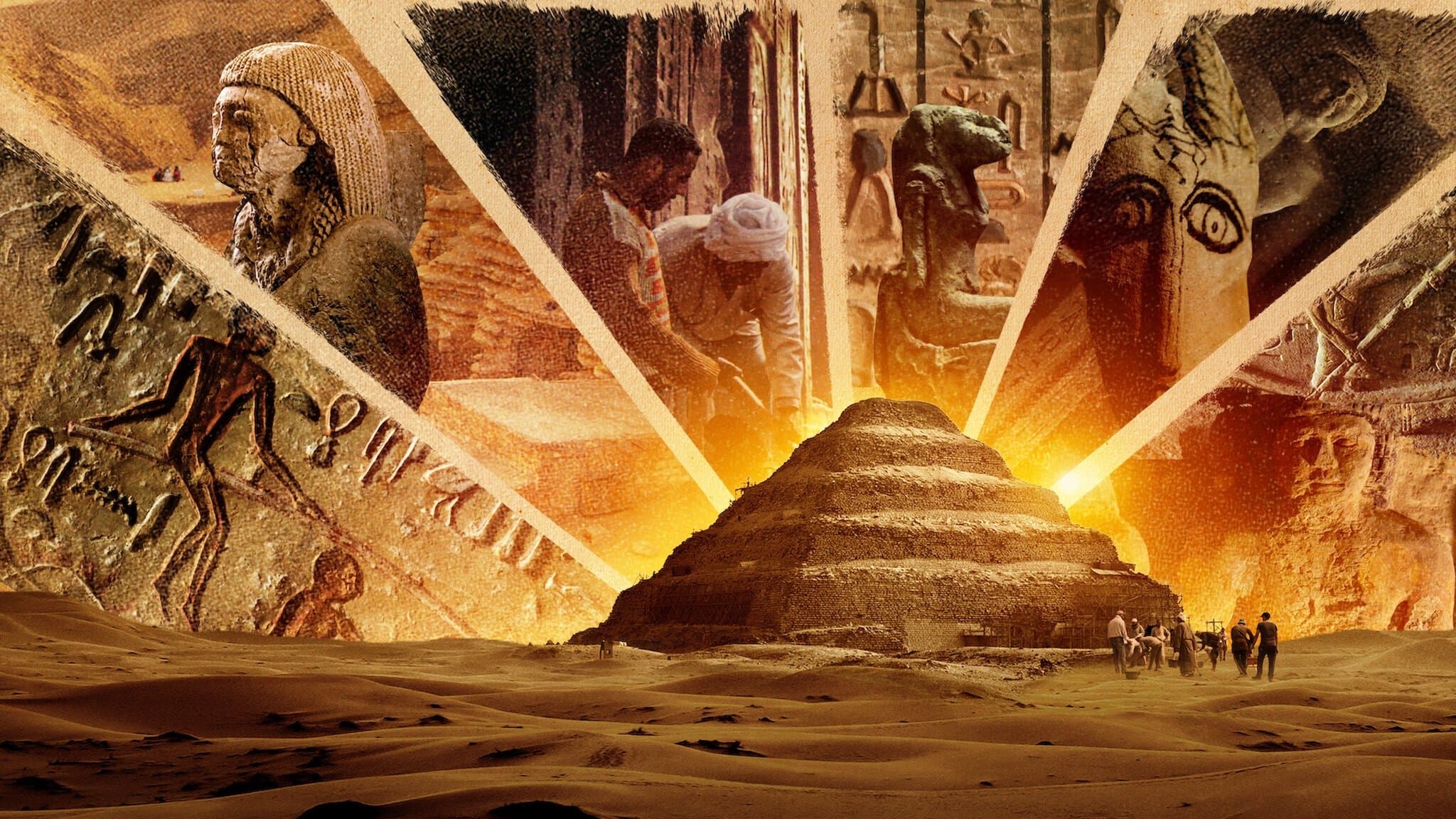 Backdrop of Secrets of the Saqqara Tomb