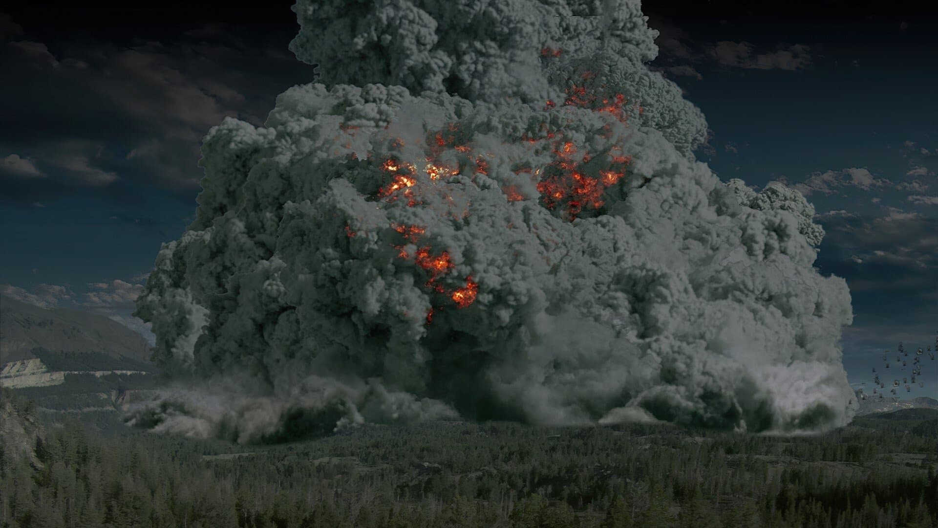 Backdrop of Supervolcano