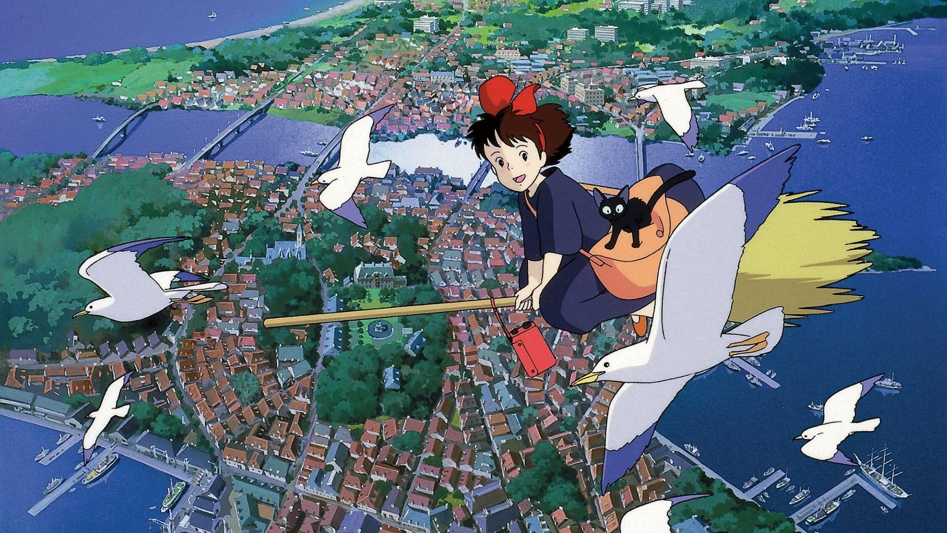 Backdrop of Kiki's Delivery Service