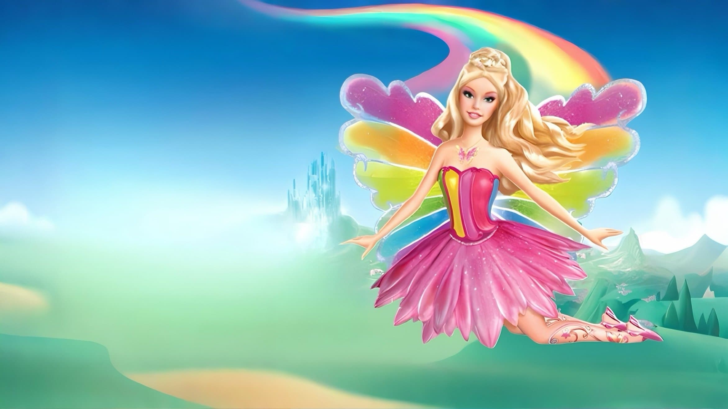Backdrop of Barbie Fairytopia: Magic of the Rainbow