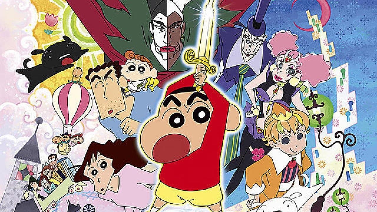 Backdrop of Crayon Shin-chan: Invoke a Super Storm! The Hero of Kinpoko