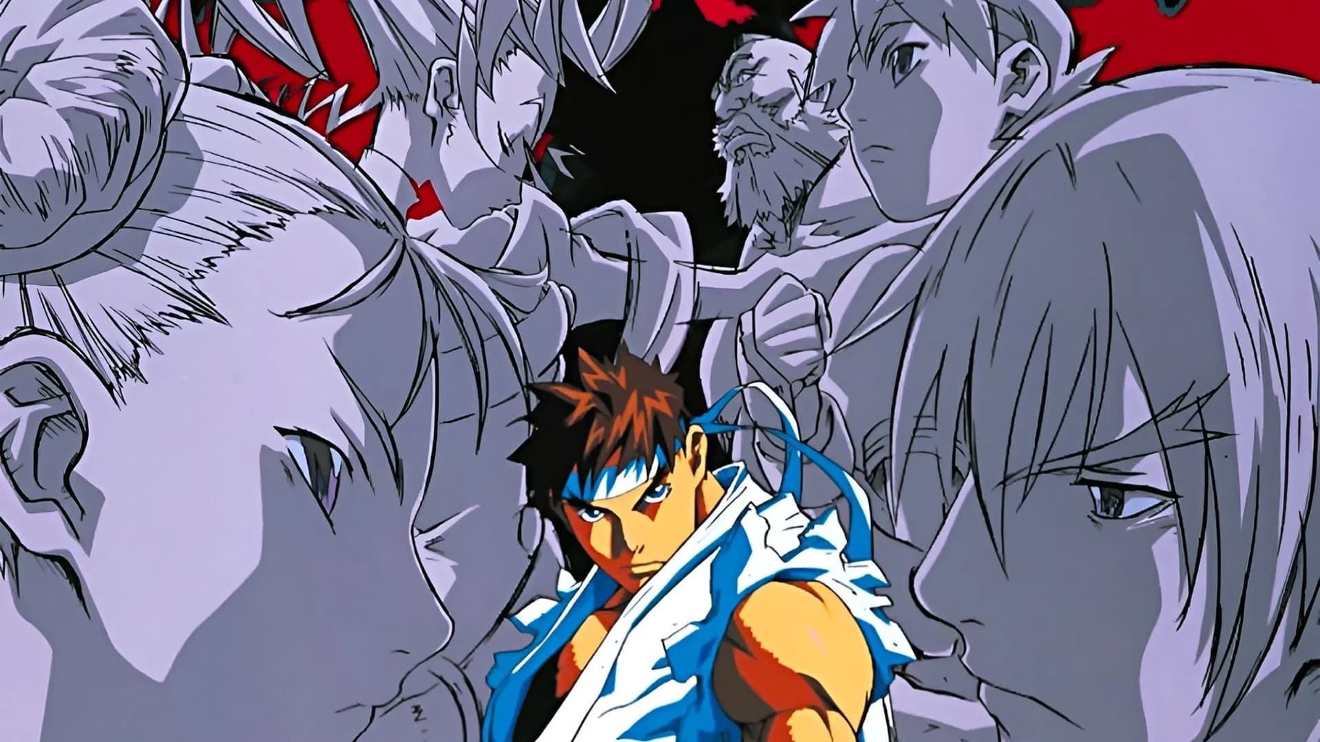 Backdrop of Street Fighter Alpha: The Movie