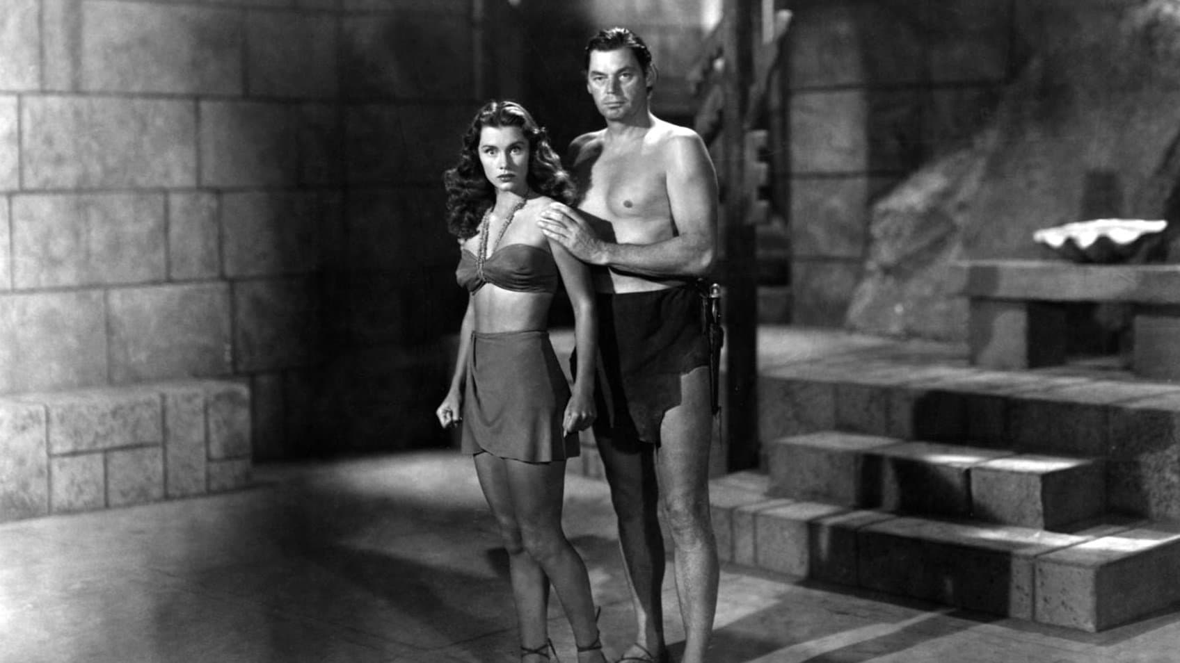 Backdrop of Tarzan and the Mermaids