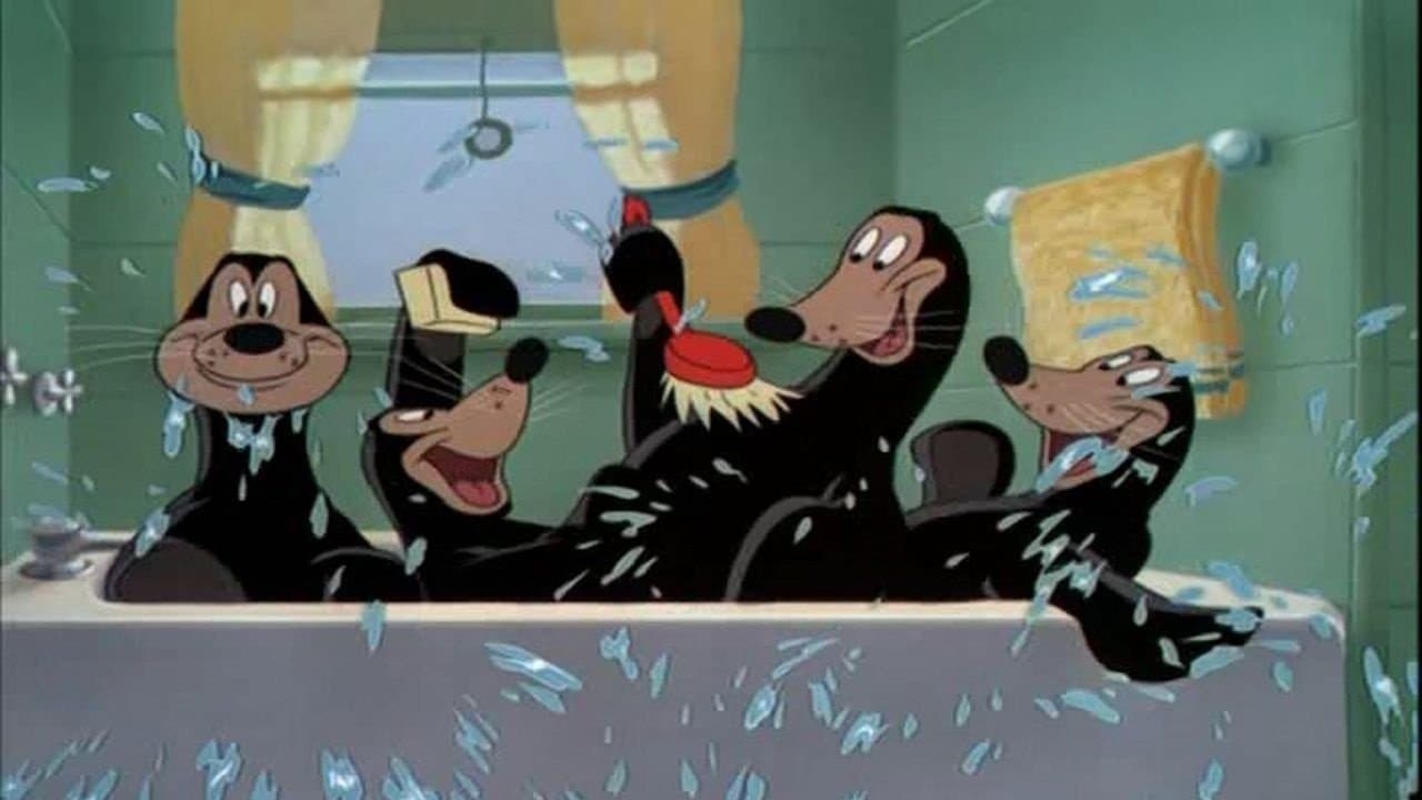 Backdrop of Mickey and the Seal