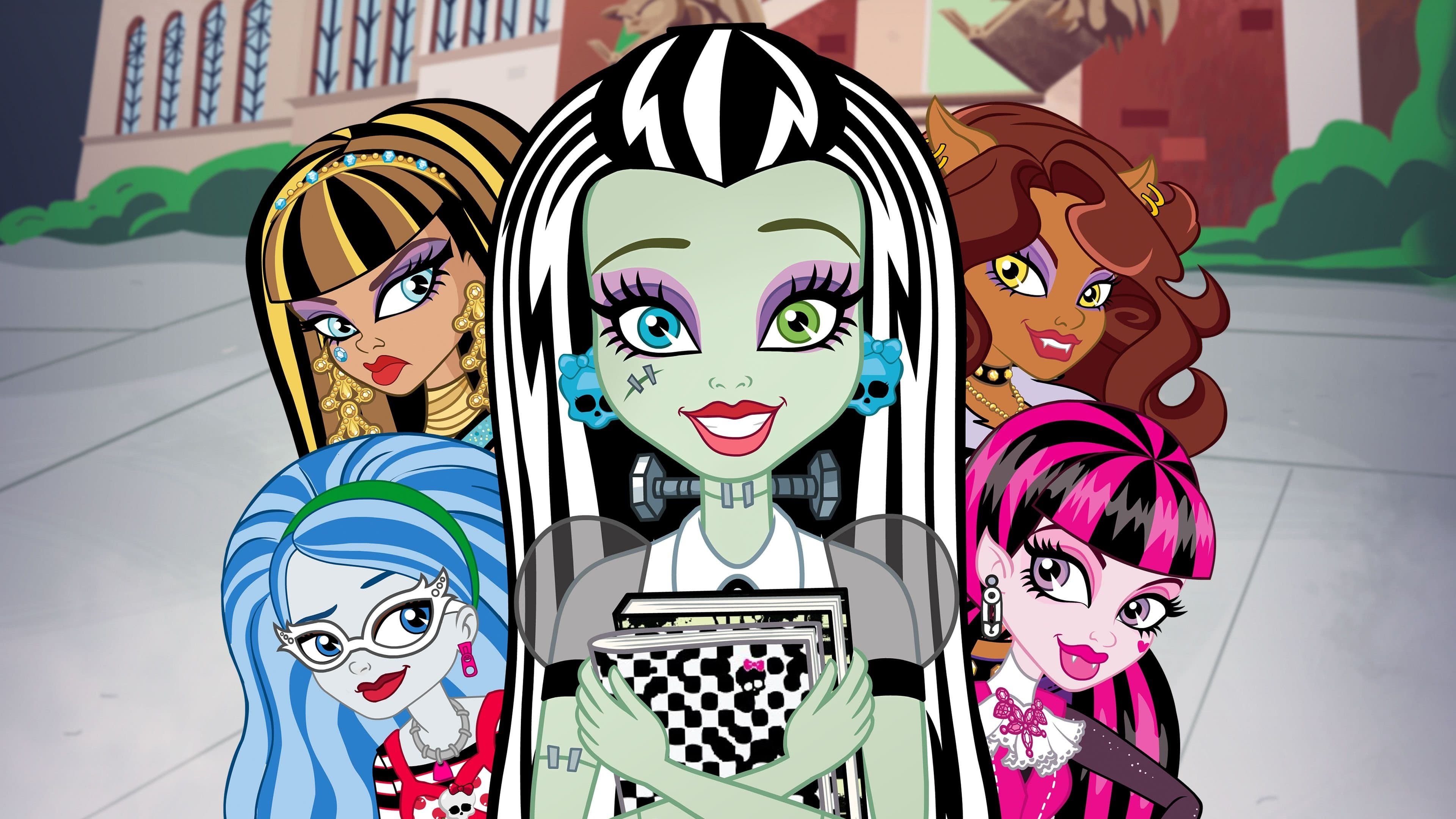 Backdrop of Monster High: New Ghoul at School