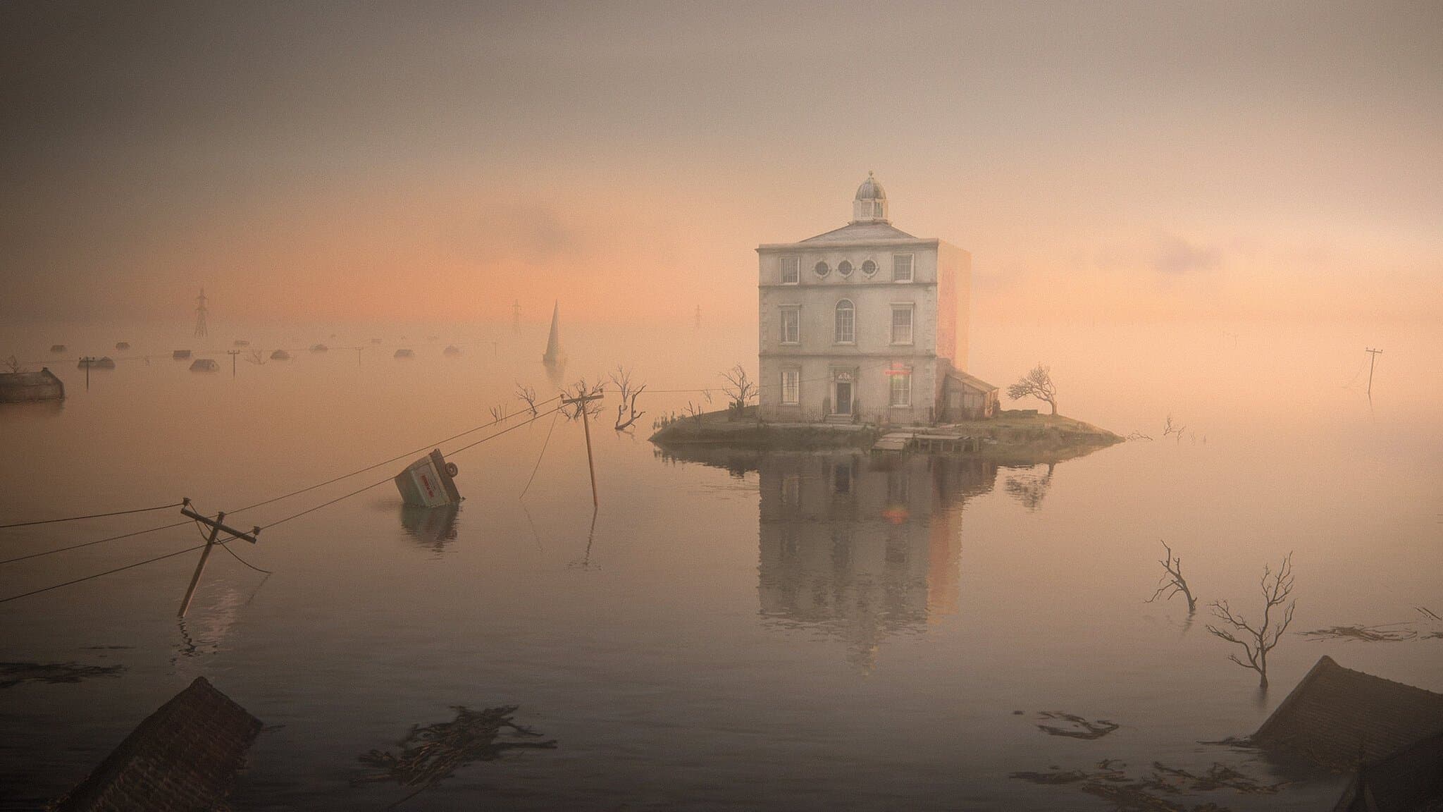 Backdrop of The House