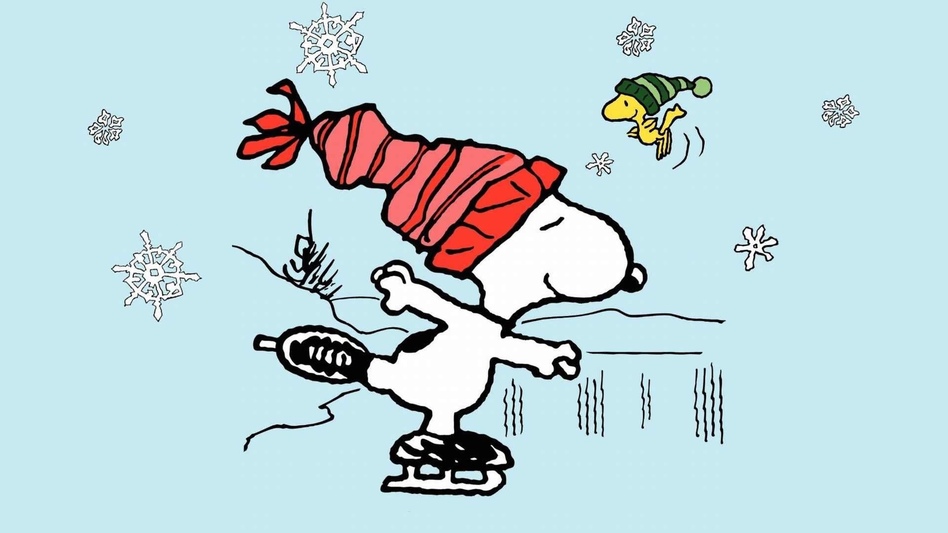 Backdrop of Charlie Brown's Christmas Tales