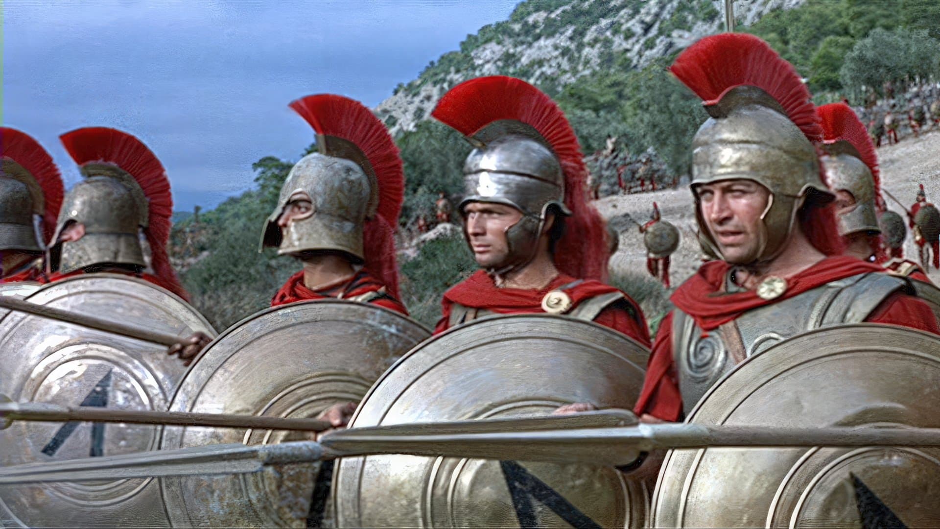 Backdrop of The 300 Spartans