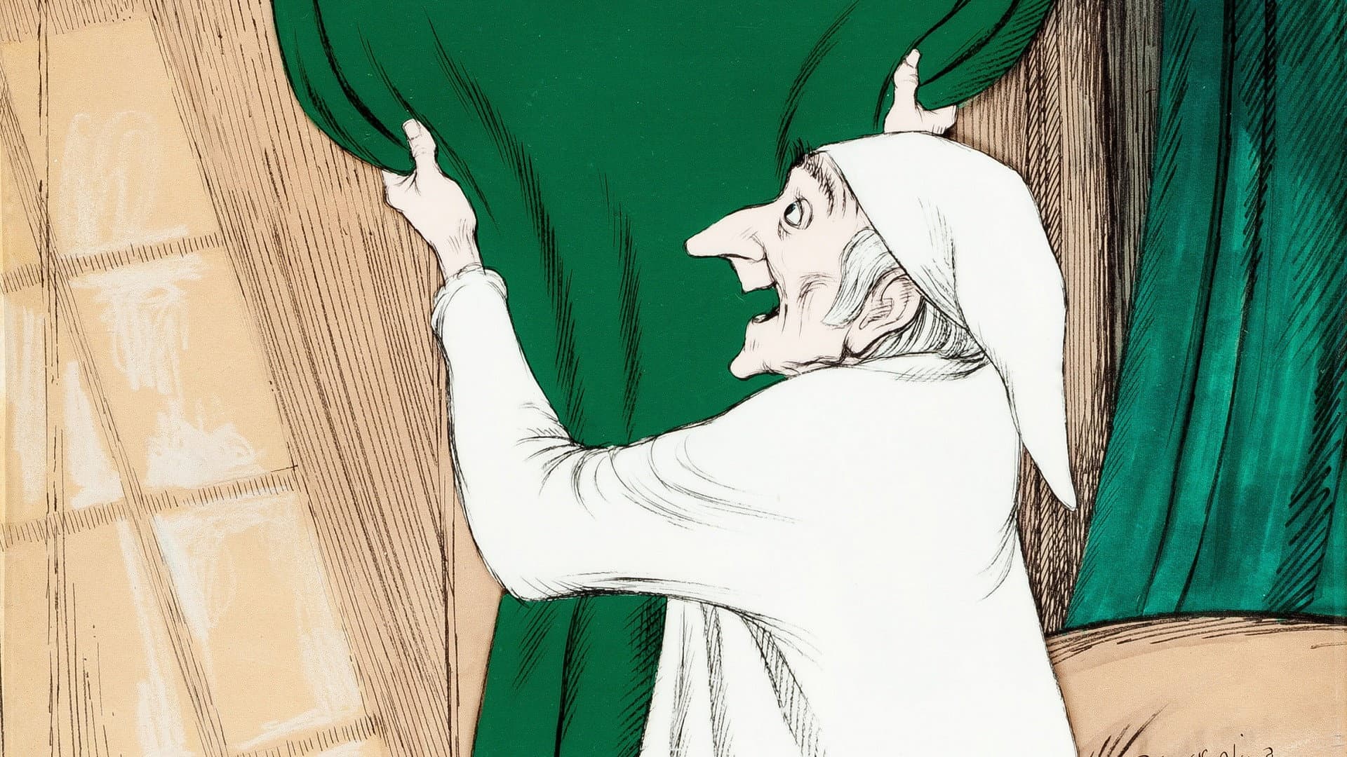 Backdrop of A Christmas Carol