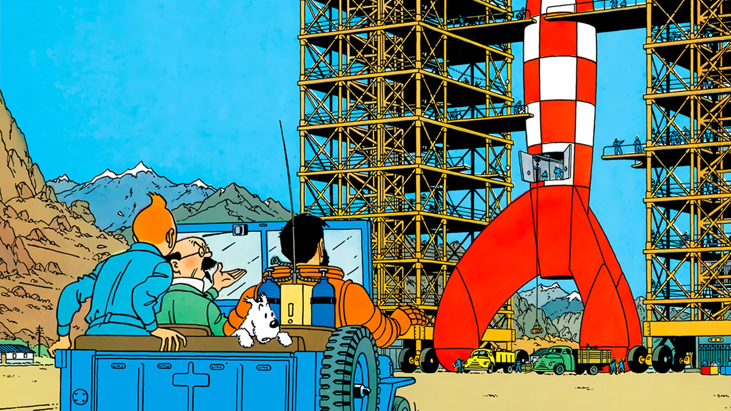 Backdrop of Destination Moon
