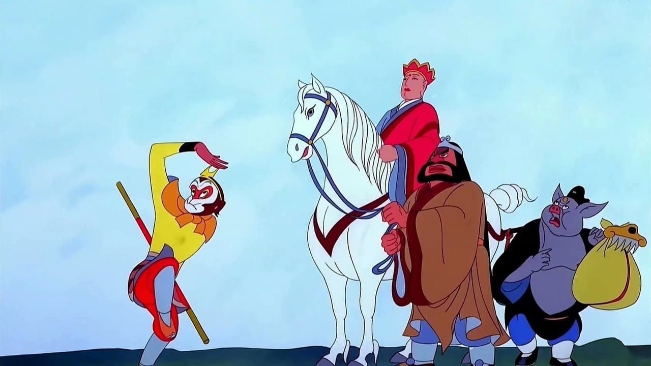 Backdrop of The Monkey King Conquers the Demon