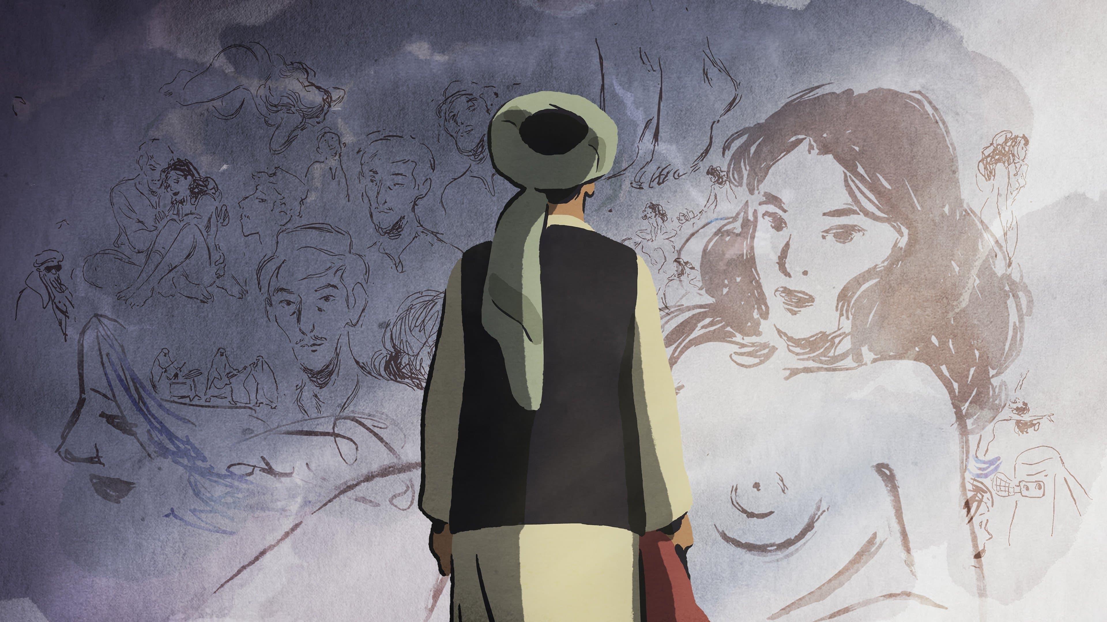 Backdrop of The Swallows of Kabul