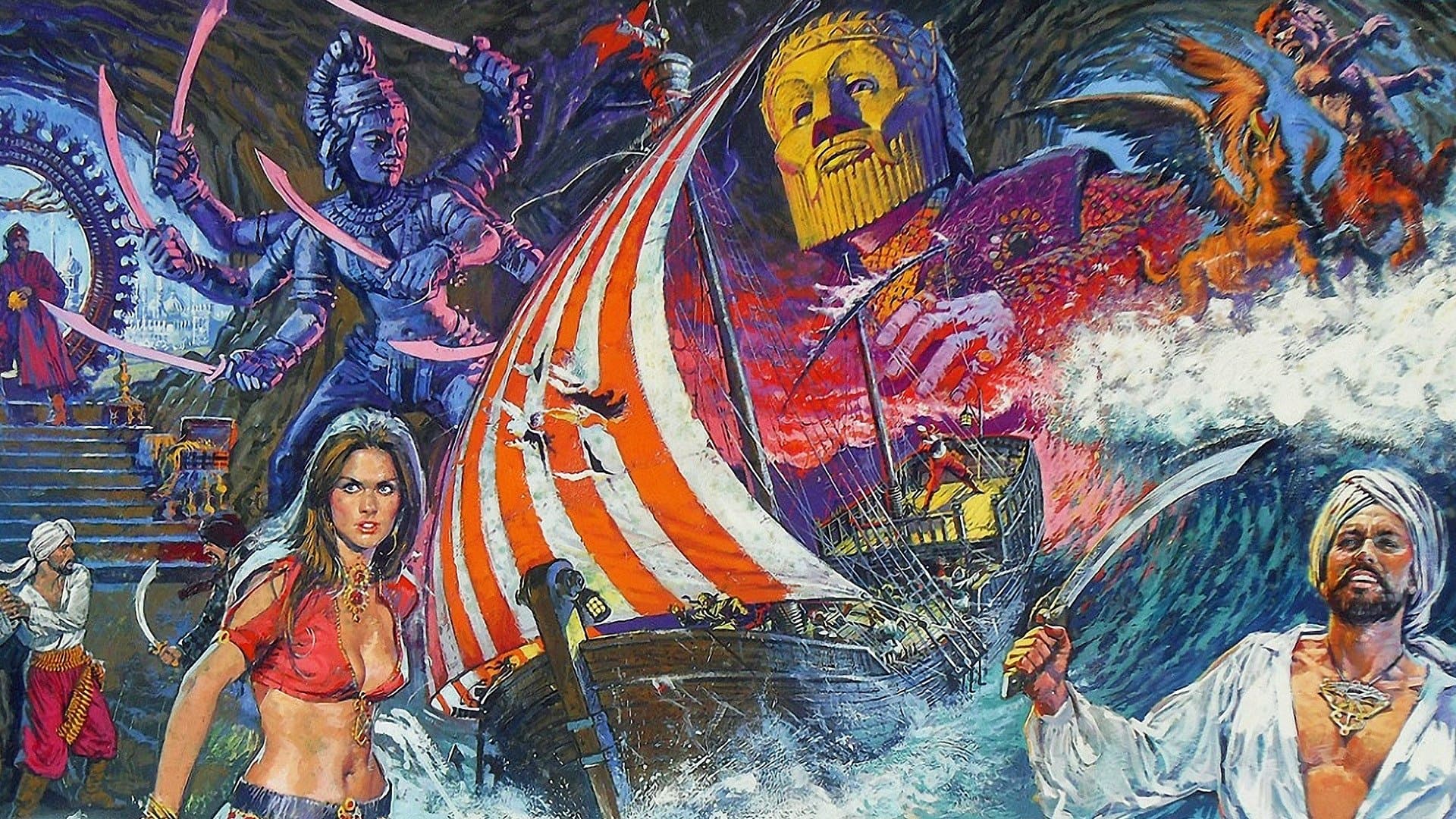 Backdrop of The Golden Voyage of Sinbad