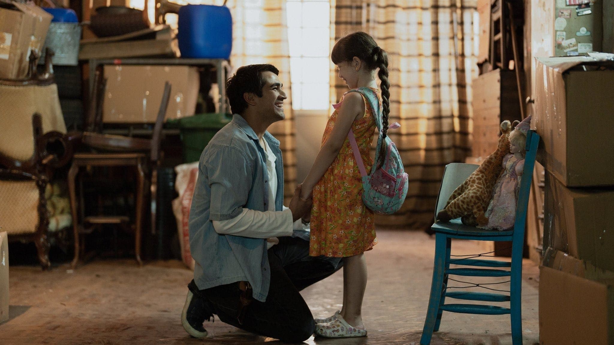 Backdrop of Abandoned Man