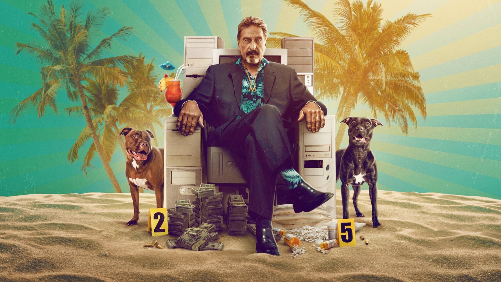 Backdrop of Running with the Devil: The Wild World of John McAfee
